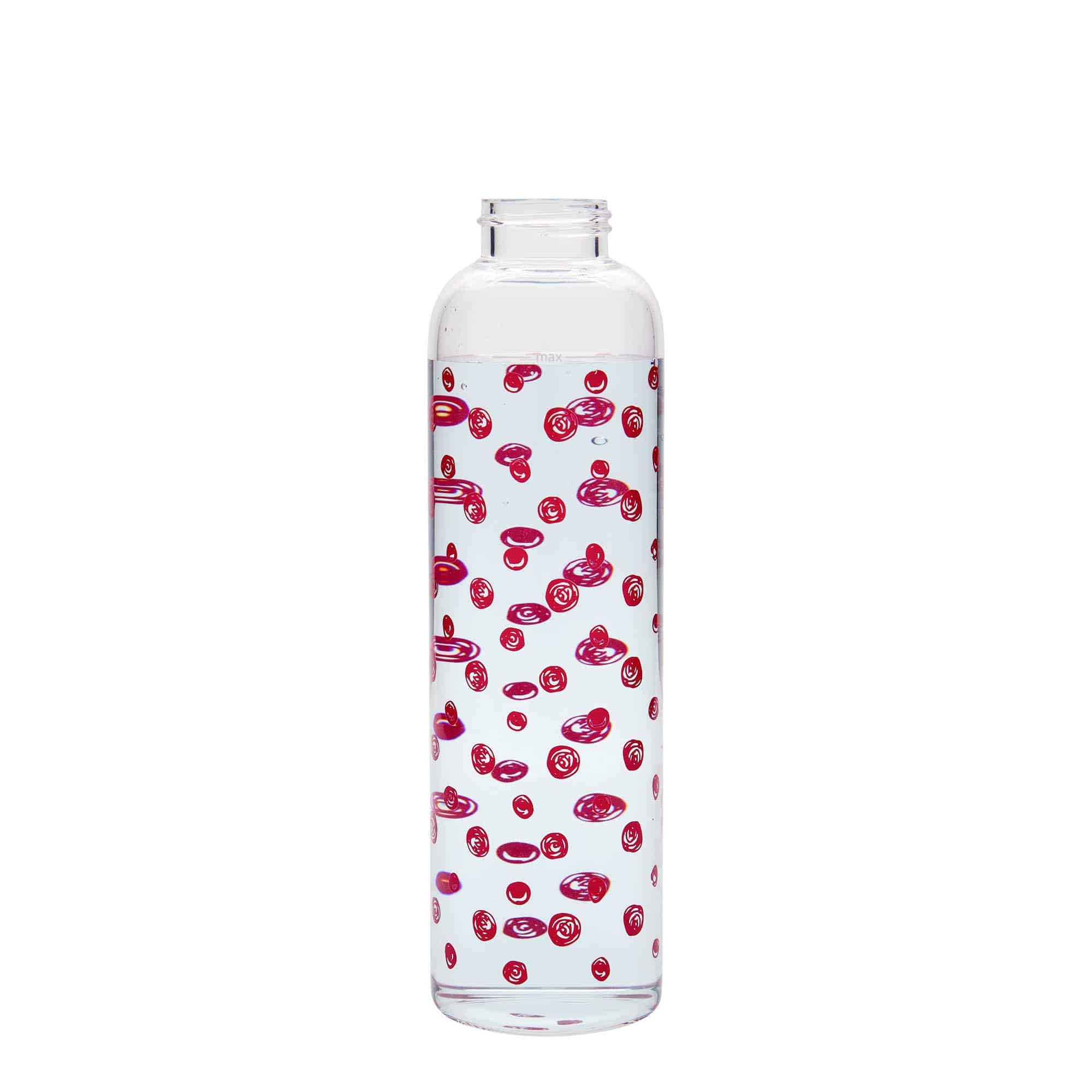 500 ml бутилка за вода и напитки „Perseus“, мотив: червени точки, затваряне: винтова капачка