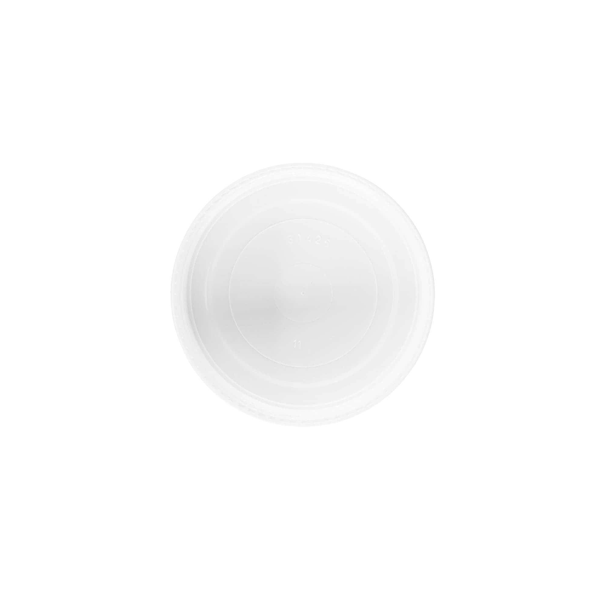 Винтова капачка за 100 ml „Bianca“, PP пластмаса, бяла