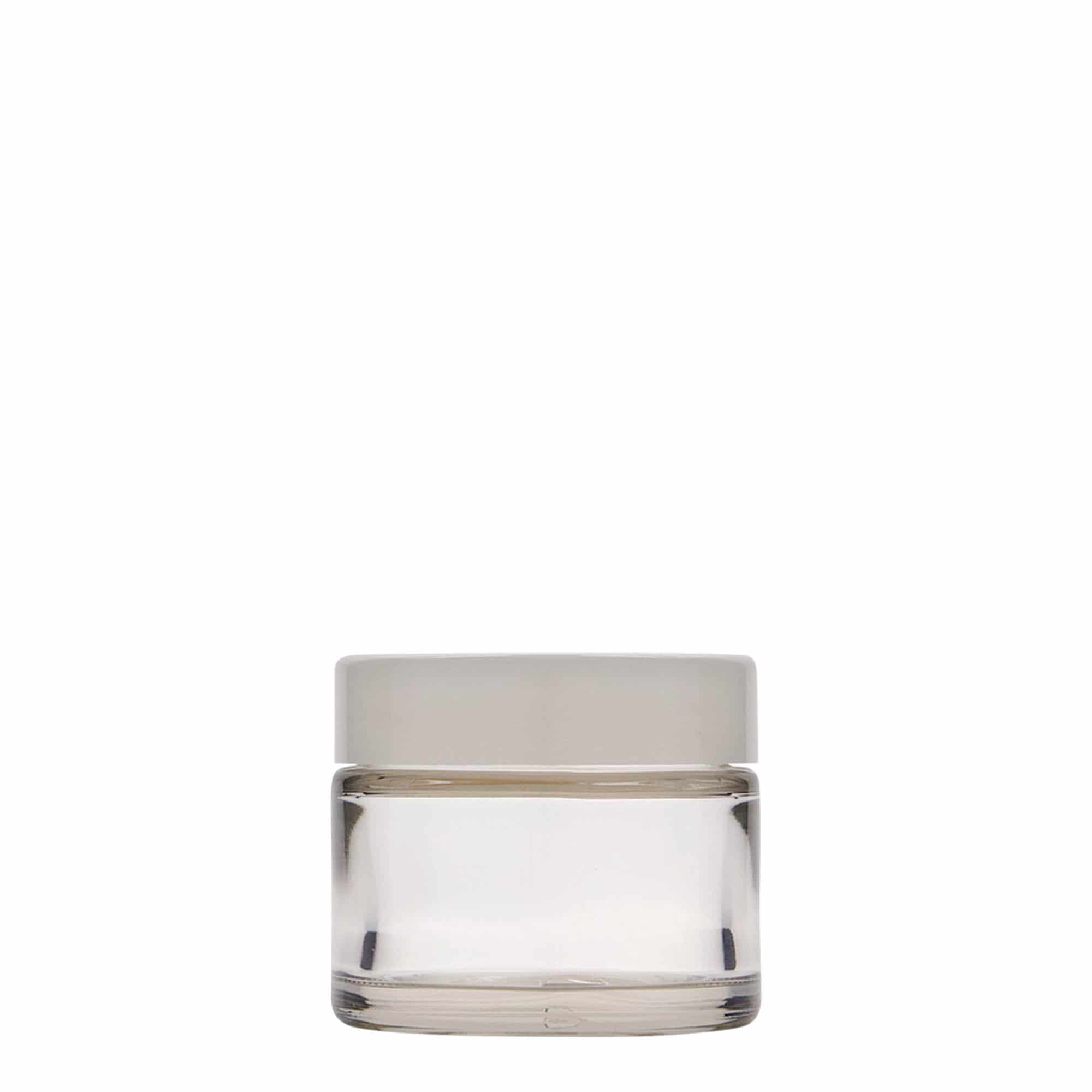 50 ml бурканче за козметични продукти „Beauty“, стъклено, затваряне: винтова капачка