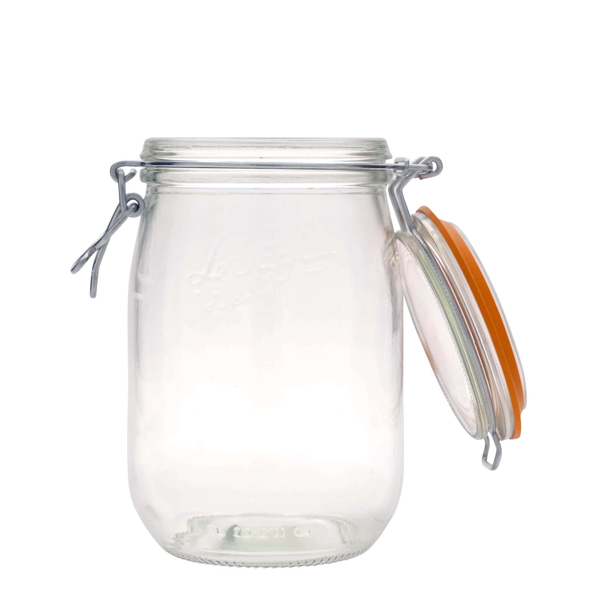 1000 ml буркан с клипс „Le Parfait Super Bocal“, затваряне: капак с клипс