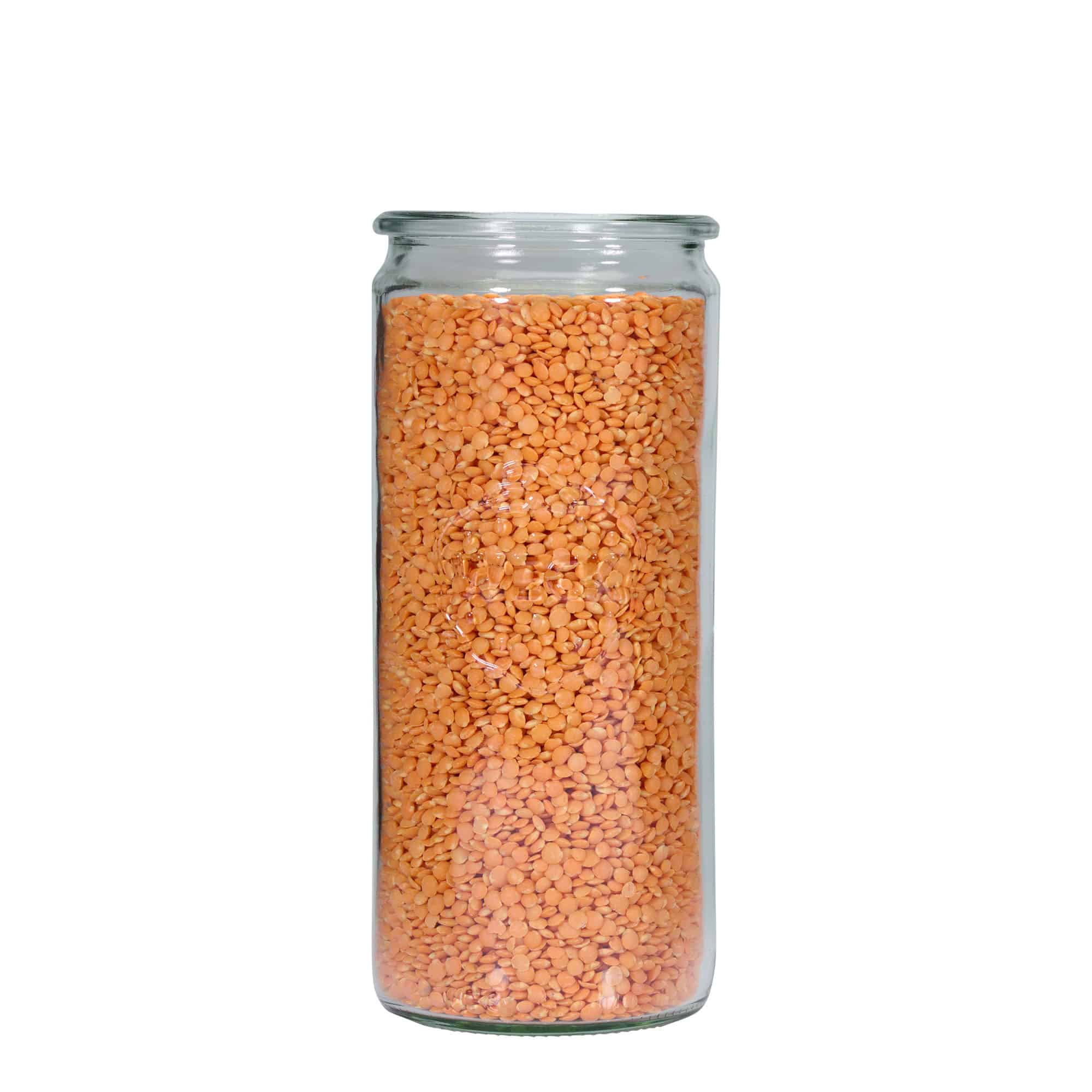 1040 ml WECK цилиндричен буркан, затваряне: заоблен ръб