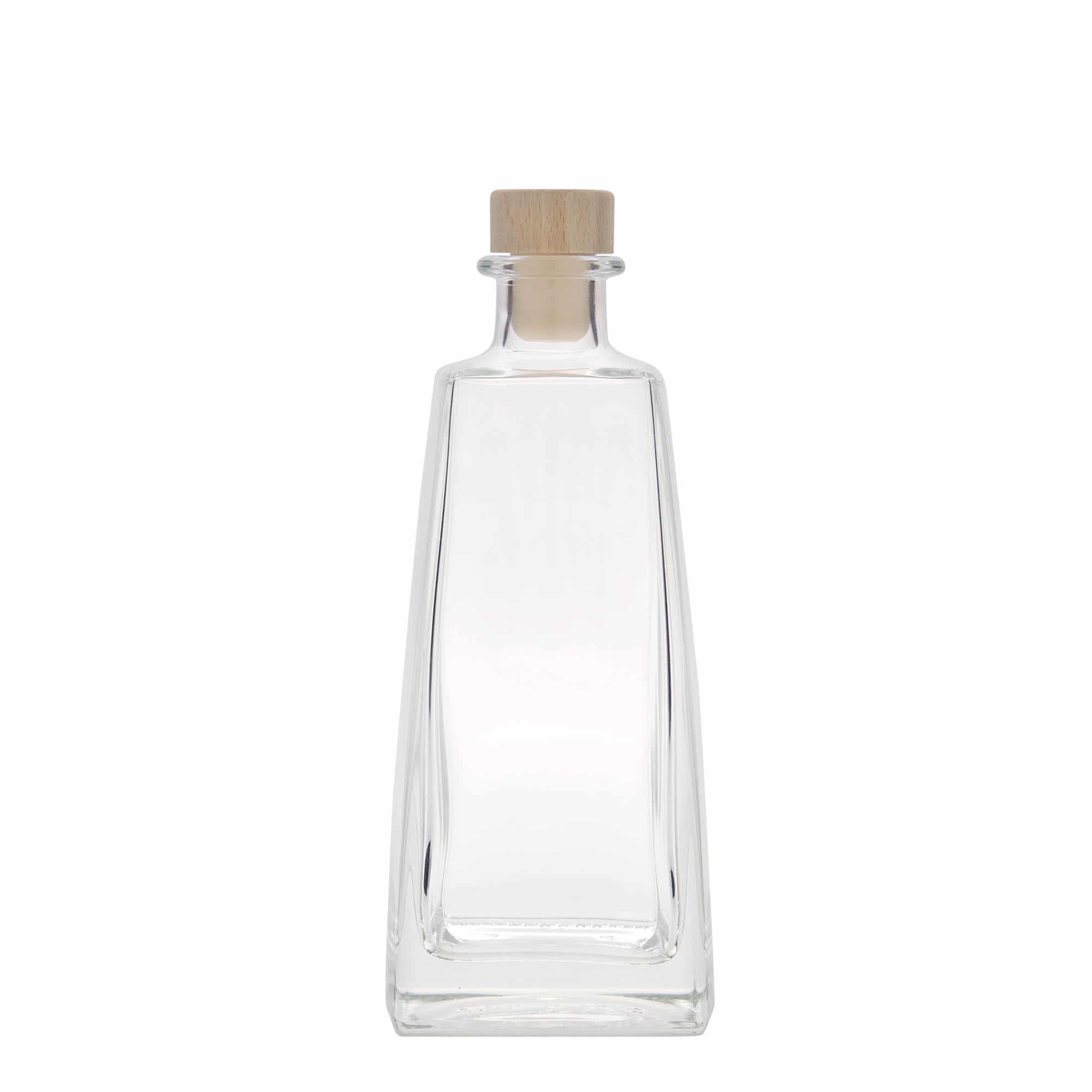 350 ml стъклена бутилка „Timmy“, правоъгълна, затваряне: коркова тапа