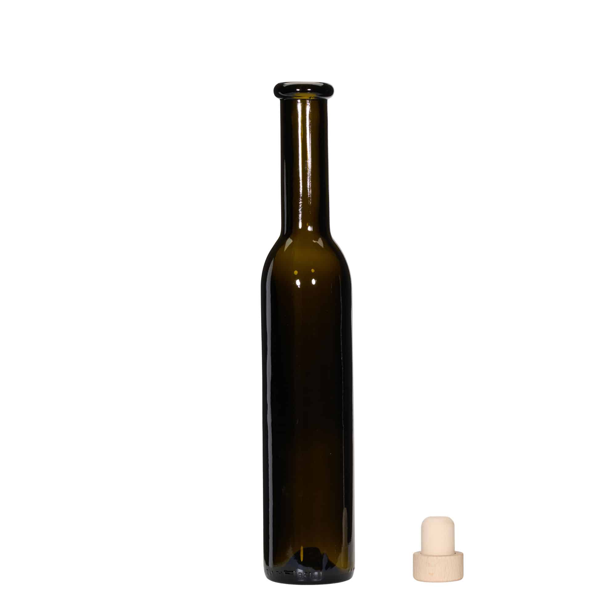 250 ml стъклена бутилка „Rocky“, стъклена, затваряне: коркова тапа