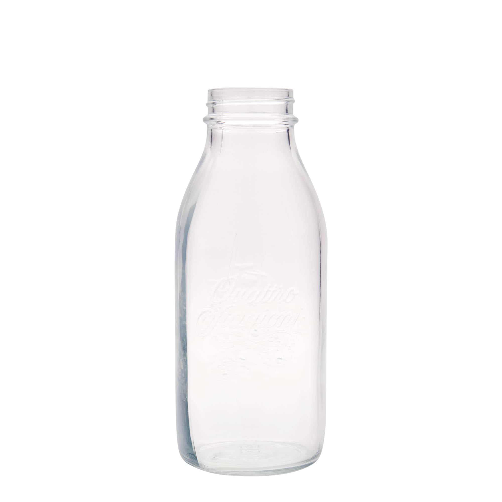1000 ml стъклена бутилка „Quattro Stagioni“, затваряне: винтова капачка