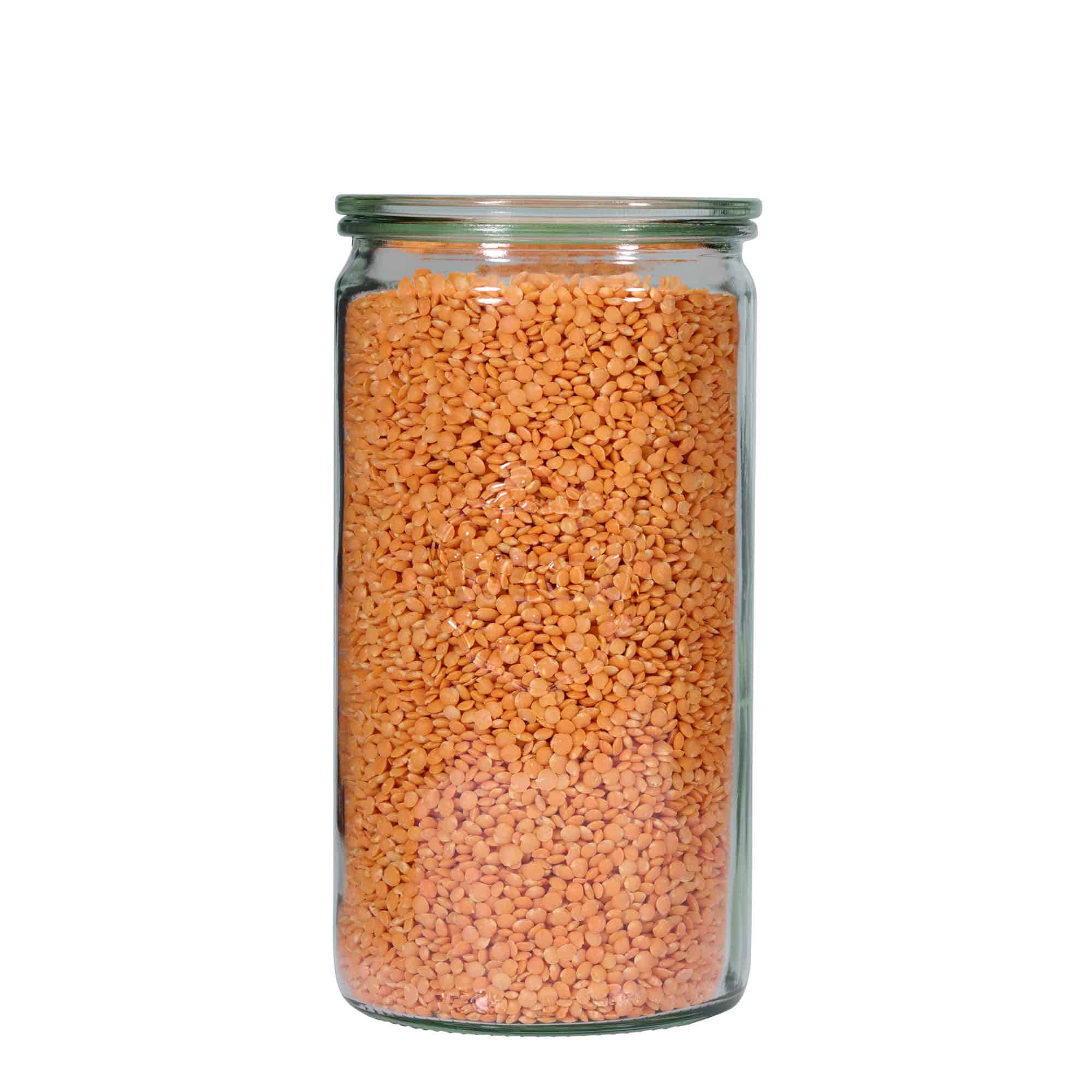 1.575 ml WECK цилиндрично стъкло, отвор: кръгъл ръб
