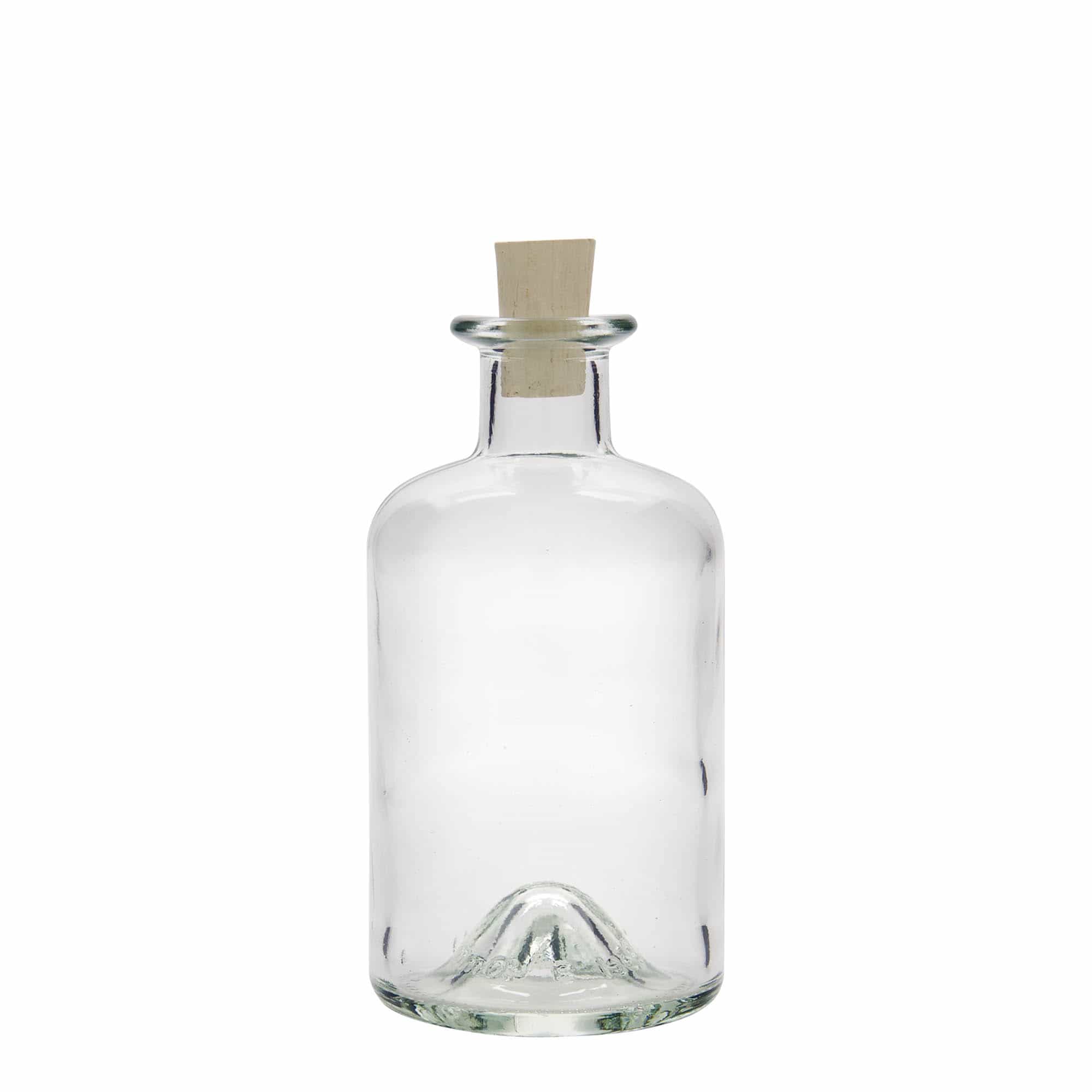 350 ml стъклена аптекарска бутилка, затваряне: коркова тапа