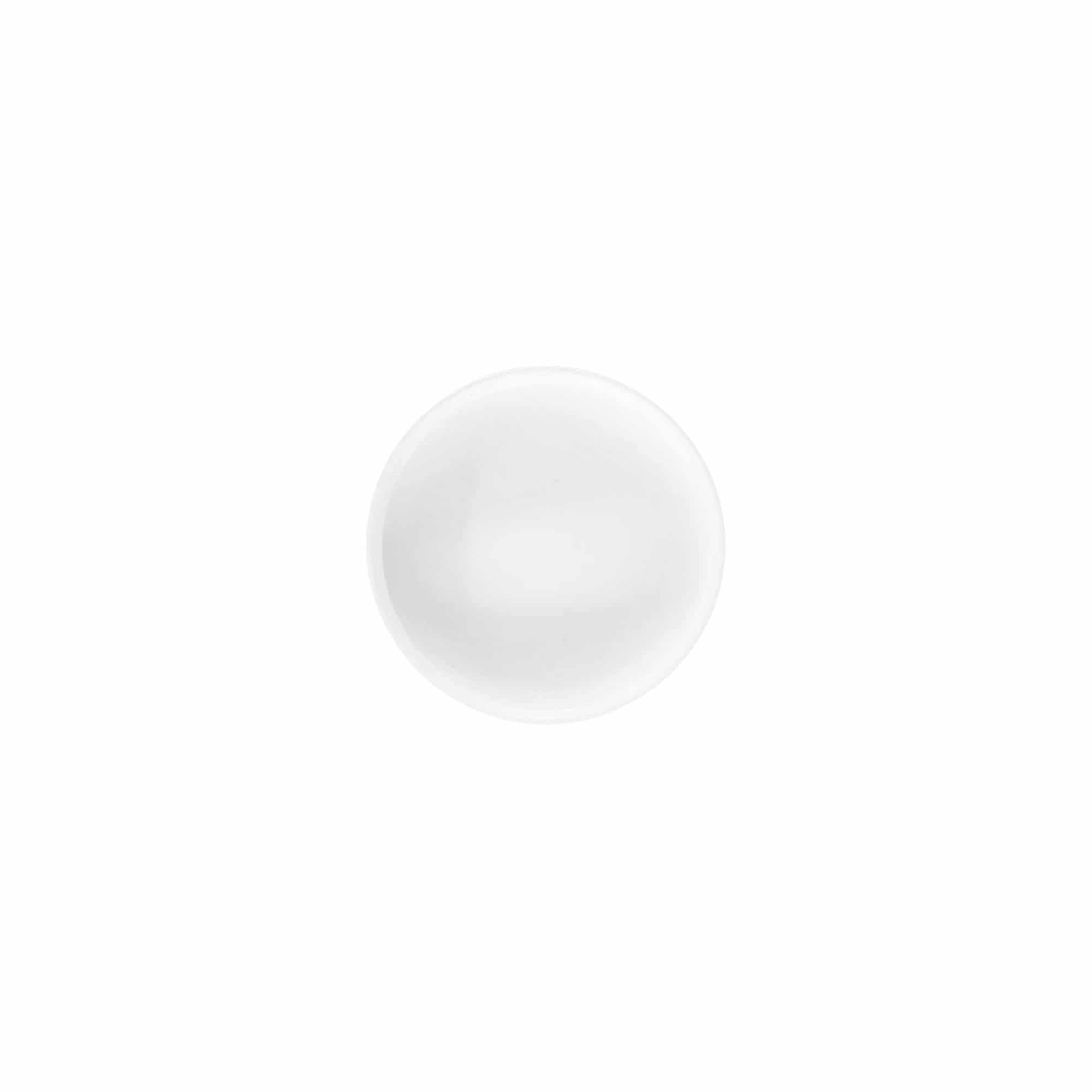 Винтова капачка „White Line“ 6 ml, PP пластмаса, бяла