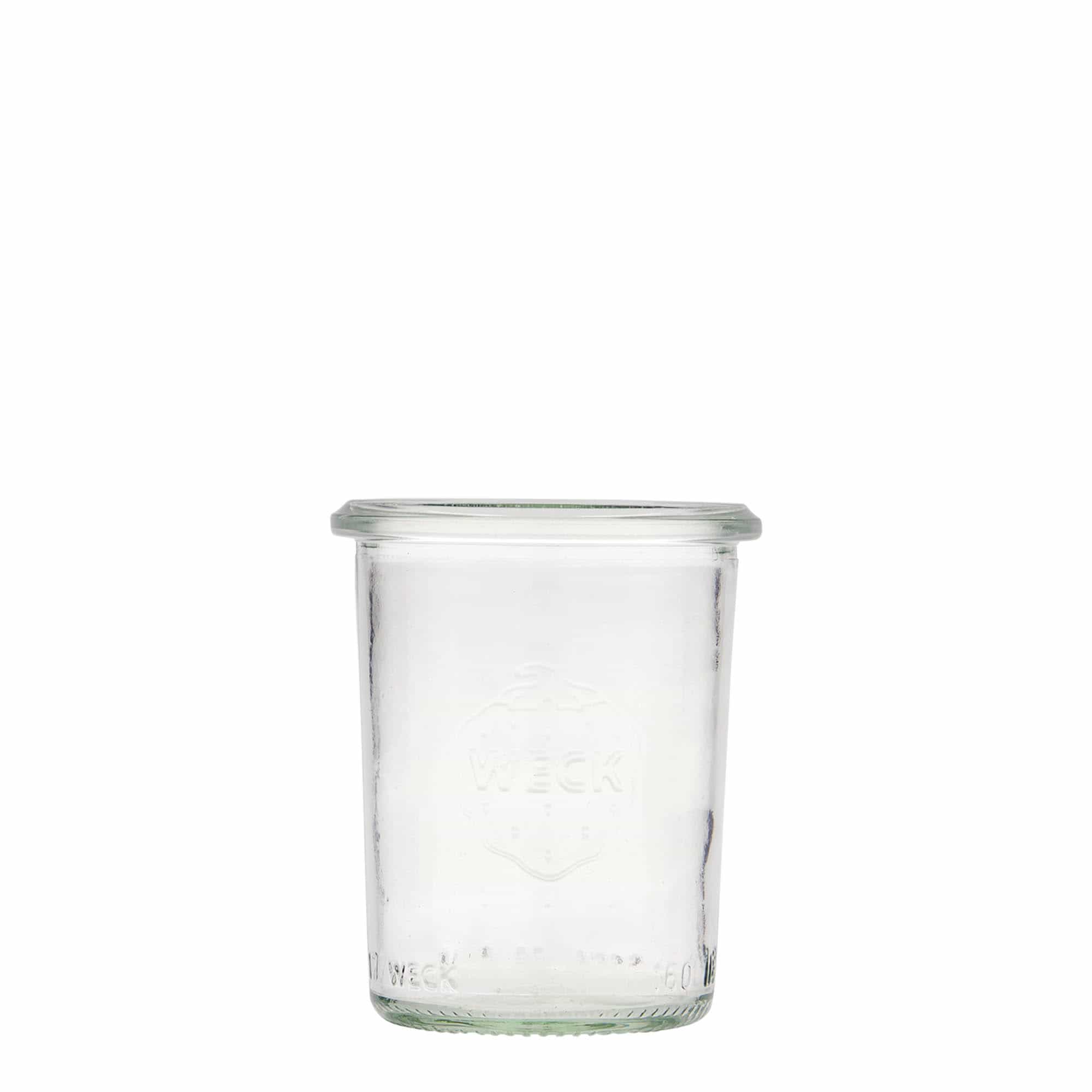 160 ml буркан с широк отвор WECK, затваряне: заоблен ръб