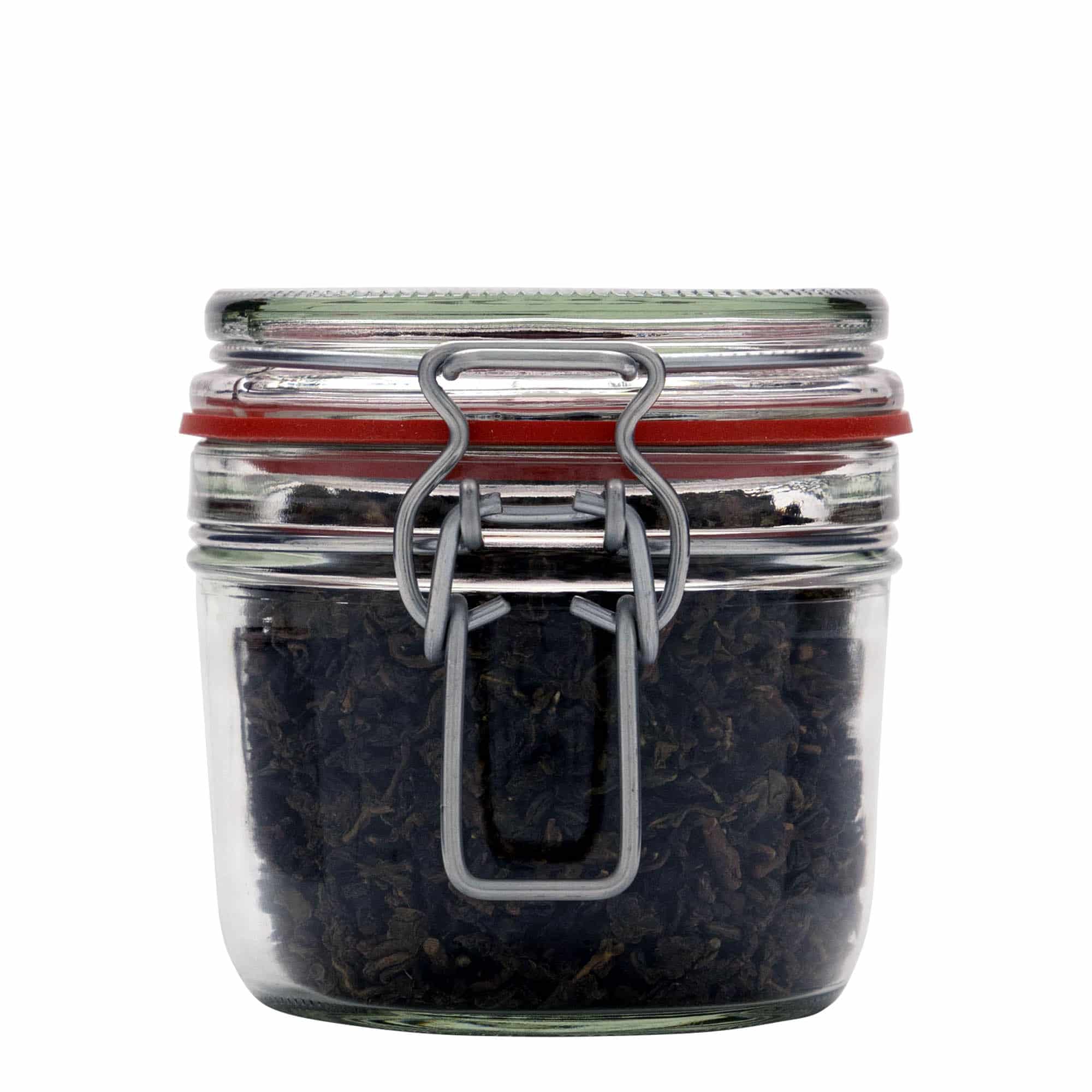 400 ml нисък буркан с клипс, затваряне: капак с клипс
