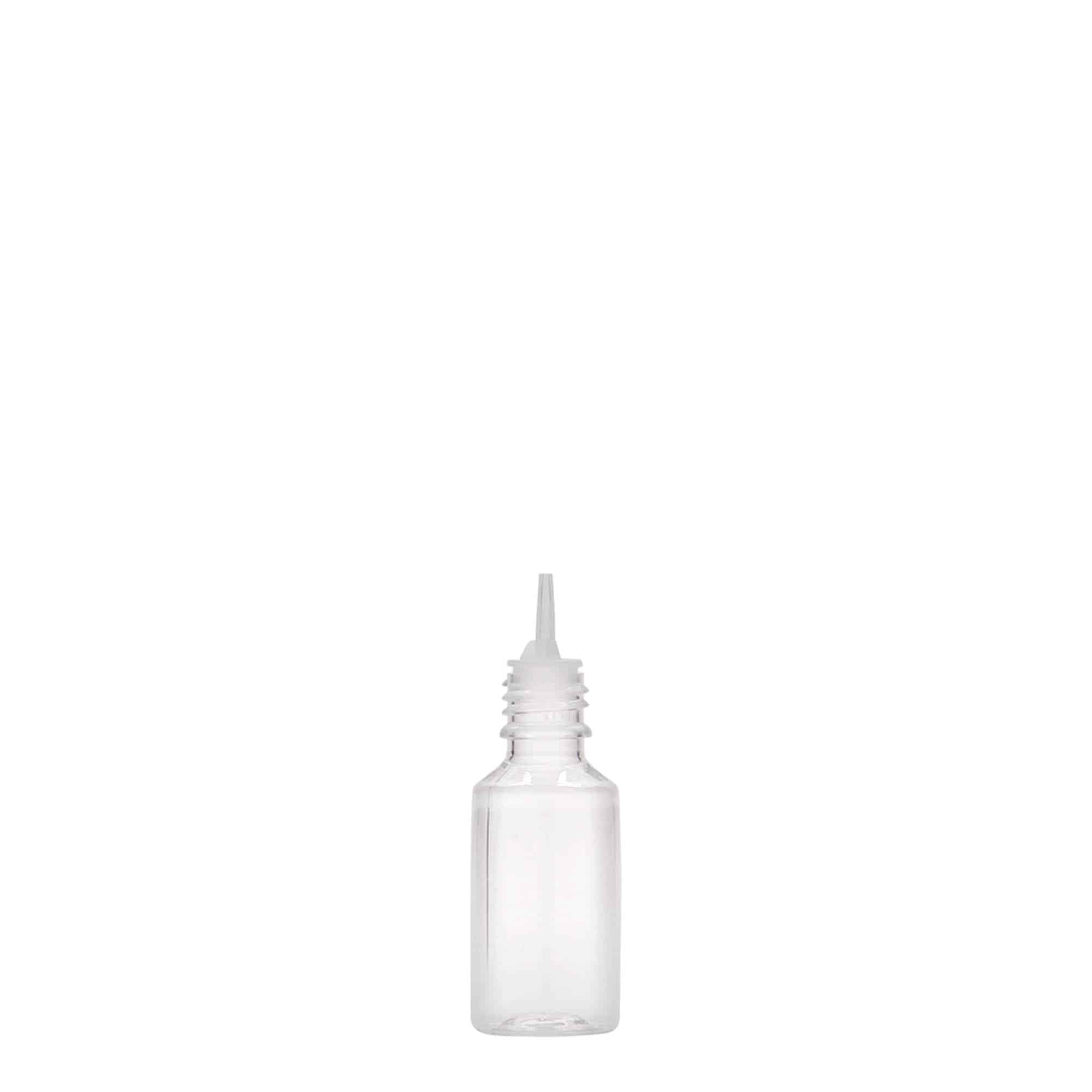 10 ml PET бутилка „E-Liquid“ с гаранция за качество и защита от деца, пластмасова, затваряне: винтова капачка