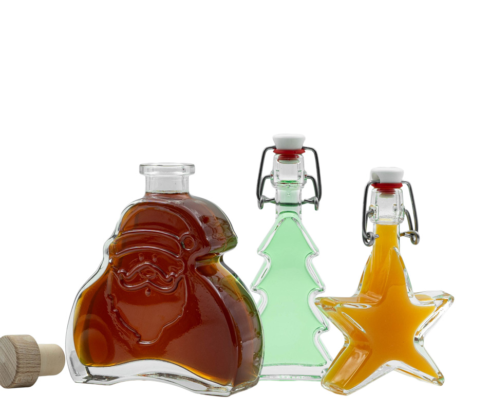 Коледни бутилки