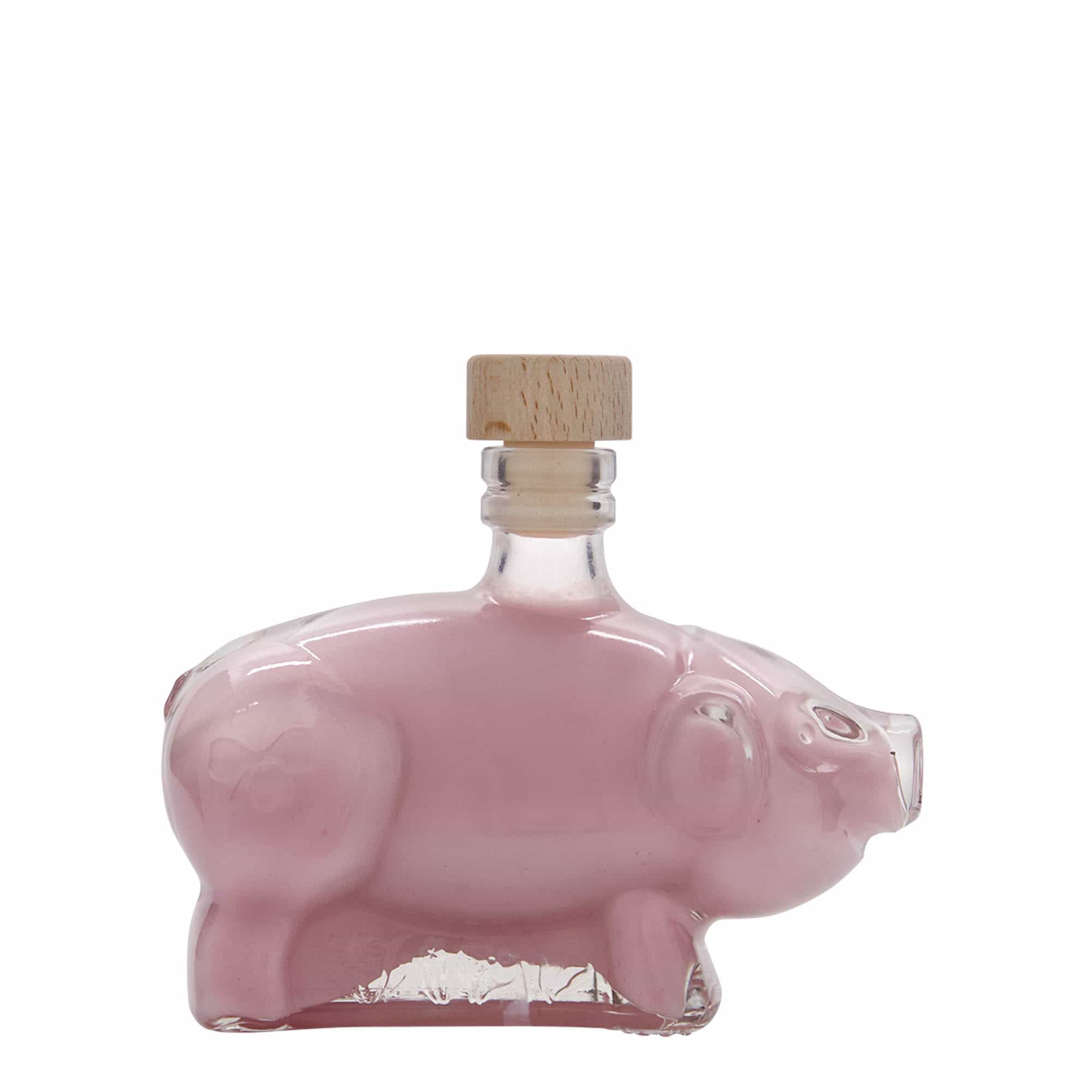 200 ml стъклена бутилка „Свинче“, затваряне: коркова тапа