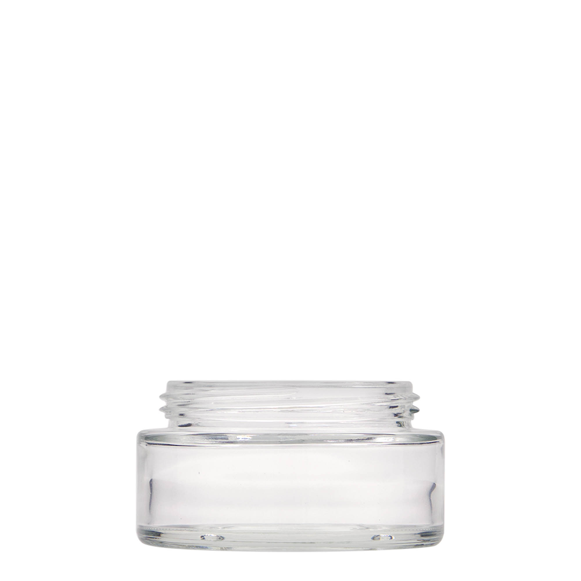 100 ml бурканче за козметични продукти „Clear Edition“, стъклено, затваряне: винтова капачка 100 ml бурканче за козметични продукти „Clear Edition“, стъклено, затваряне: винтова капачка