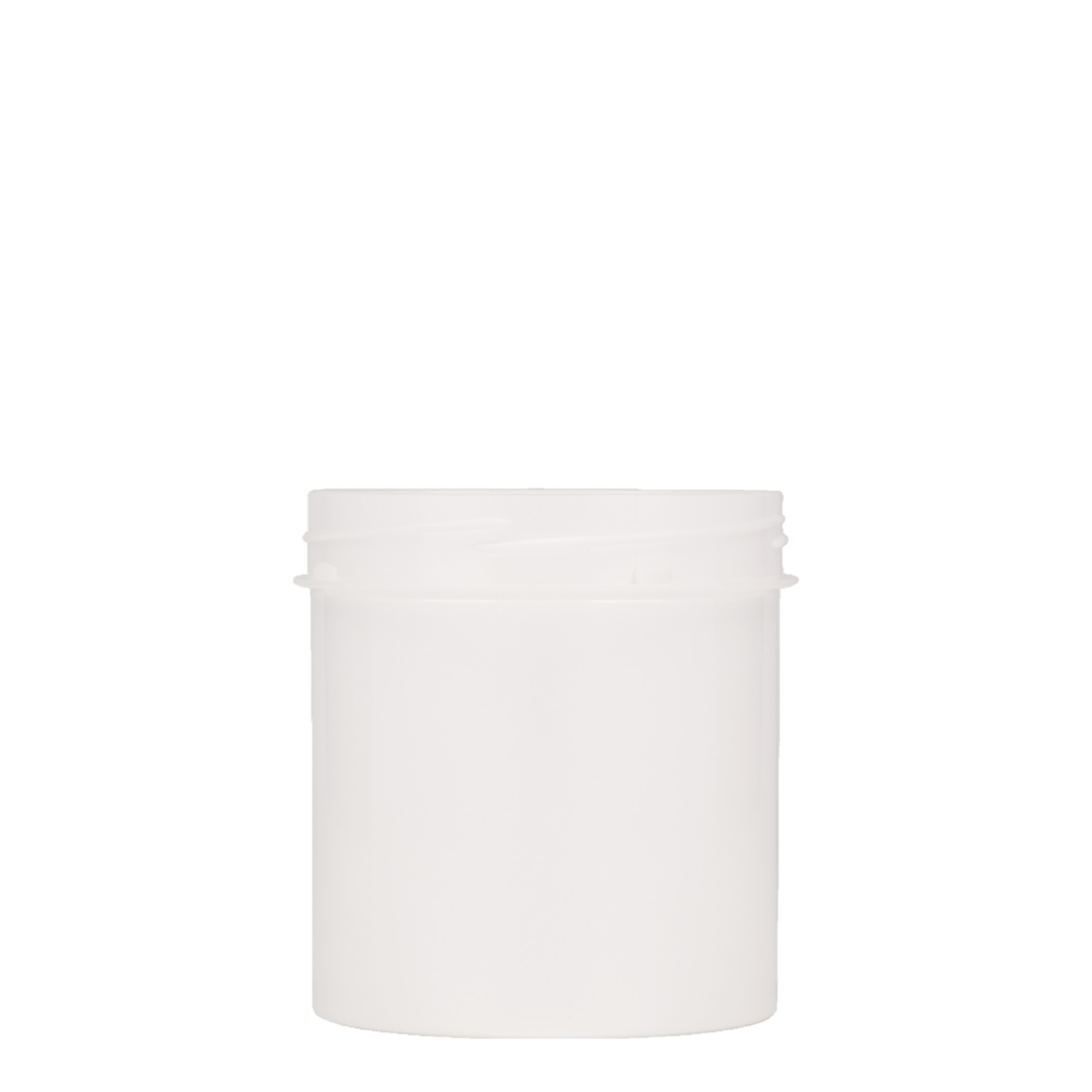 250 ml пластмасова кутия „Securilock“, PP, бяла, затваряне: винтова капачка