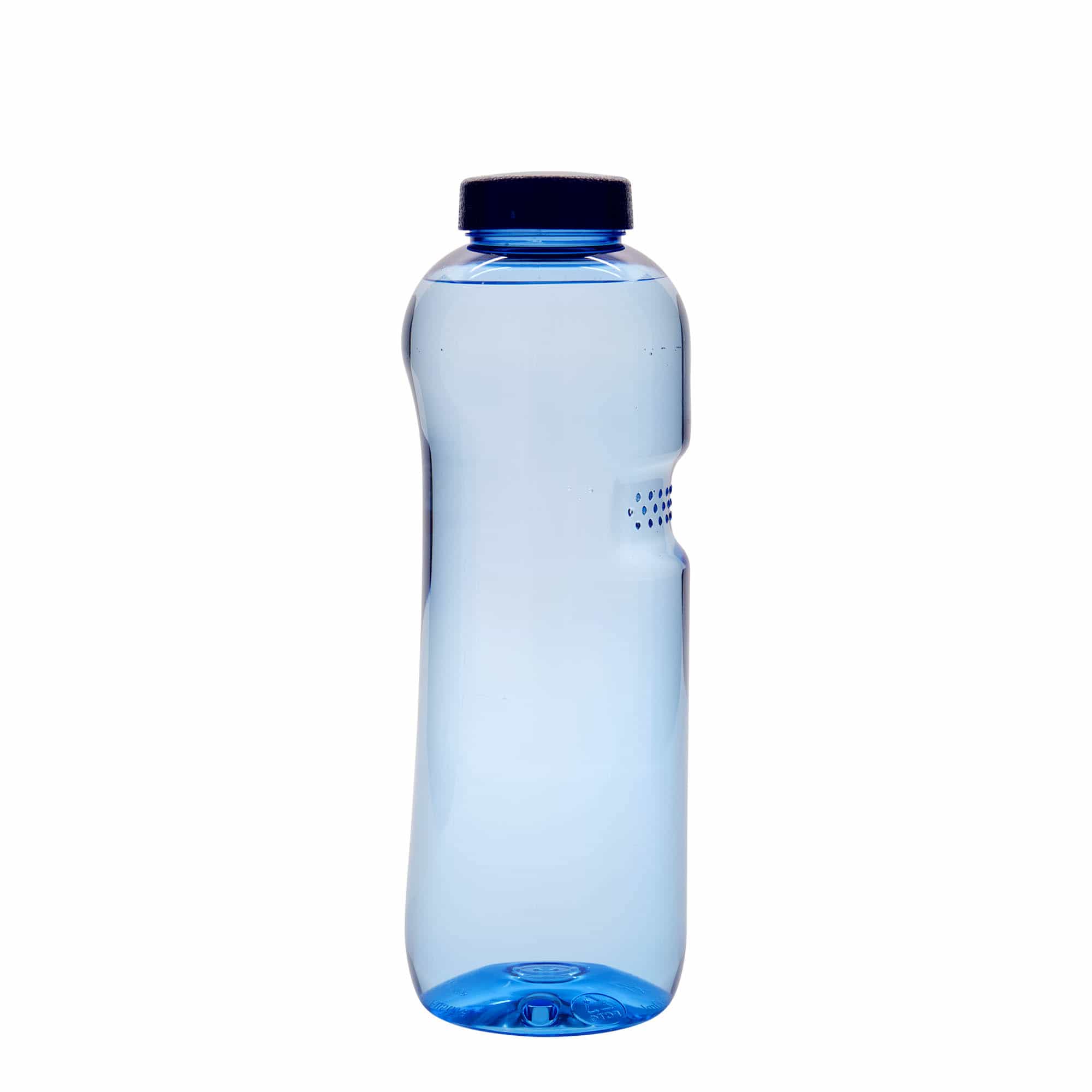 1000 ml PET бутилка за вода и напитки „Kavodrink“, пластмасова, синя