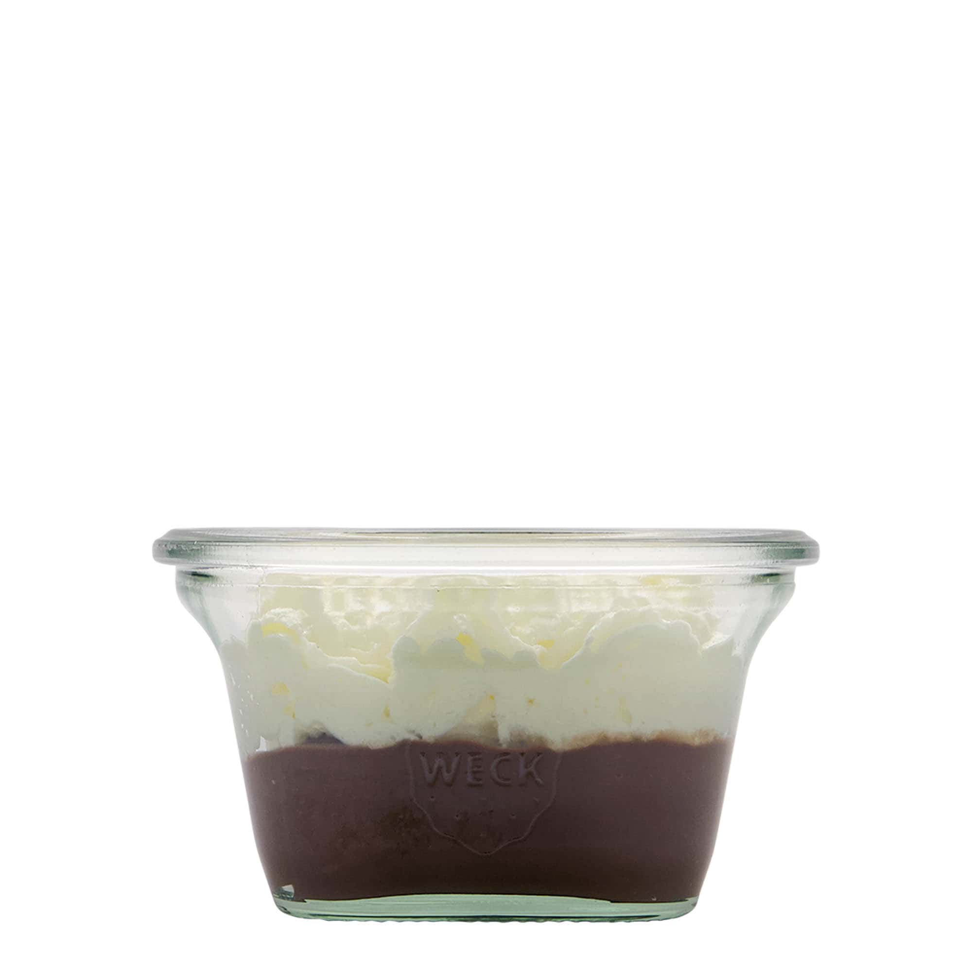 290 мл WECK-четиристранен буркан, квадратен, отвор: кръгъл ръб 290 мл WECK-четиристранен буркан, квадратен, отвор: кръгъл ръб