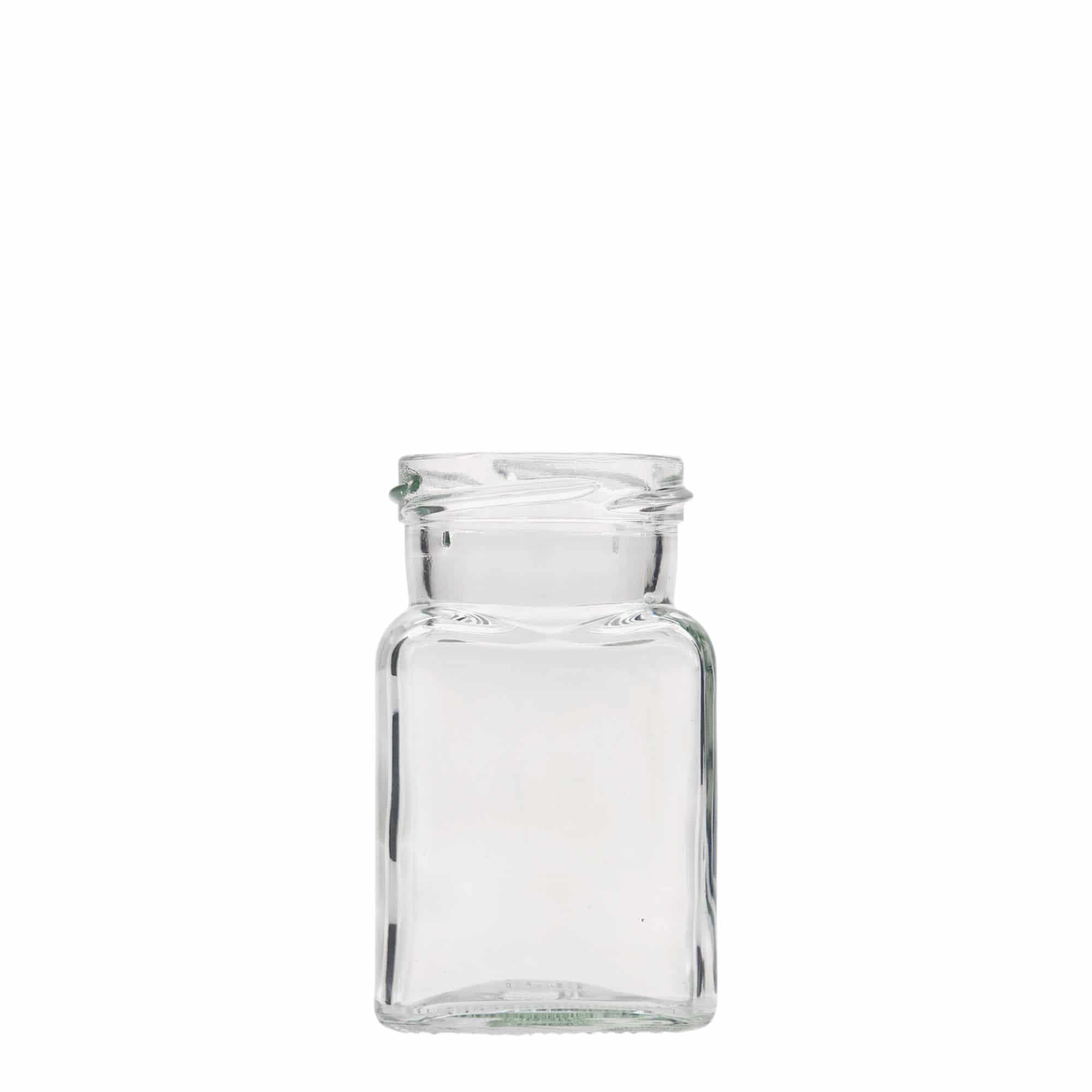 150 ml четириъгълен буркан, затваряне: винтов капак Twist-Off (TO 53)