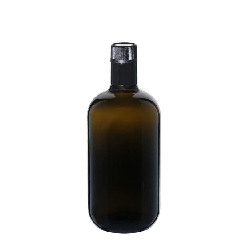 750 ml бутилка за оцет/олио „Biolio“, стъклена, антично зелено, затваряне: без възможност за повторно пълнене