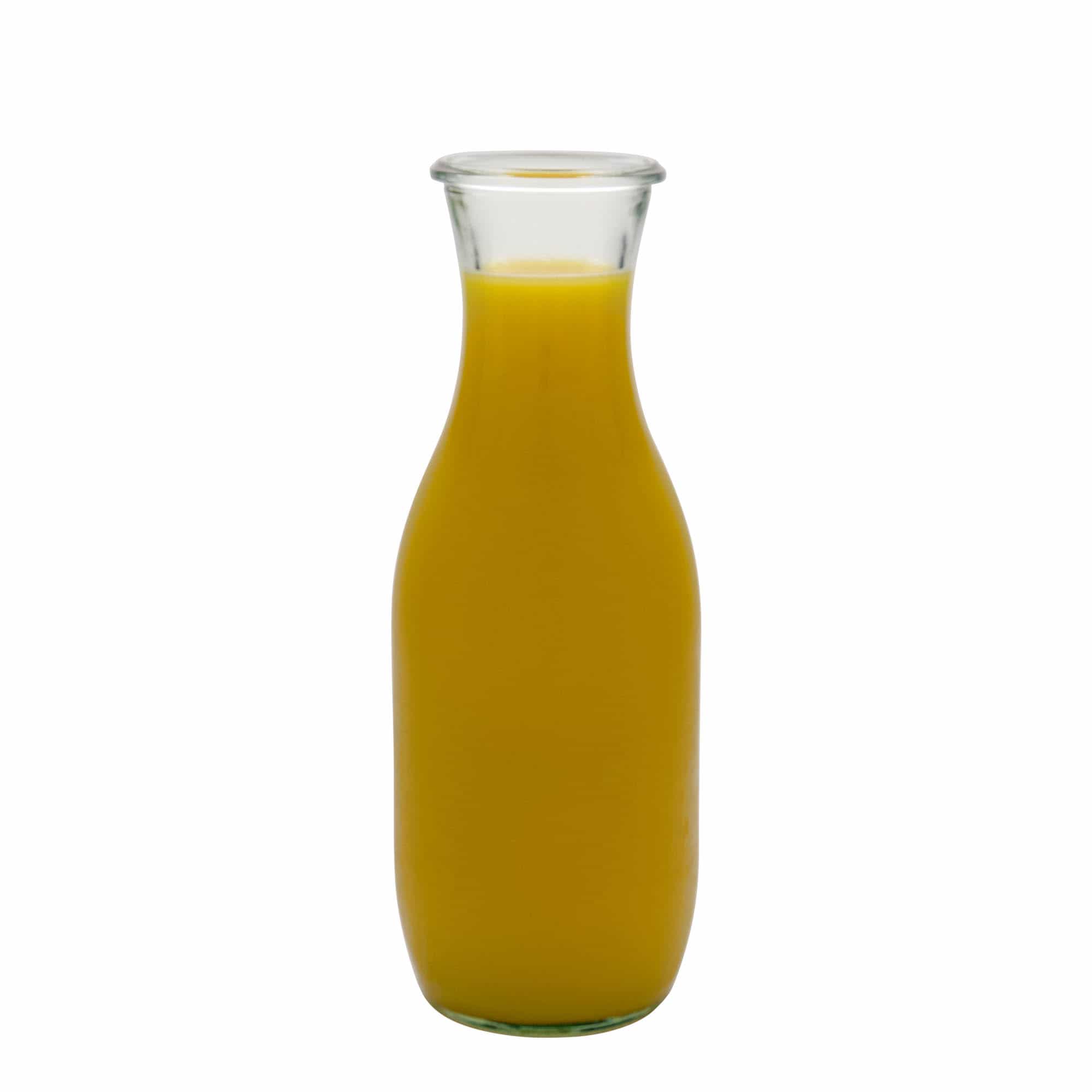 1000 ml WECK бутилка за сок, затваряне: заоблен ръб