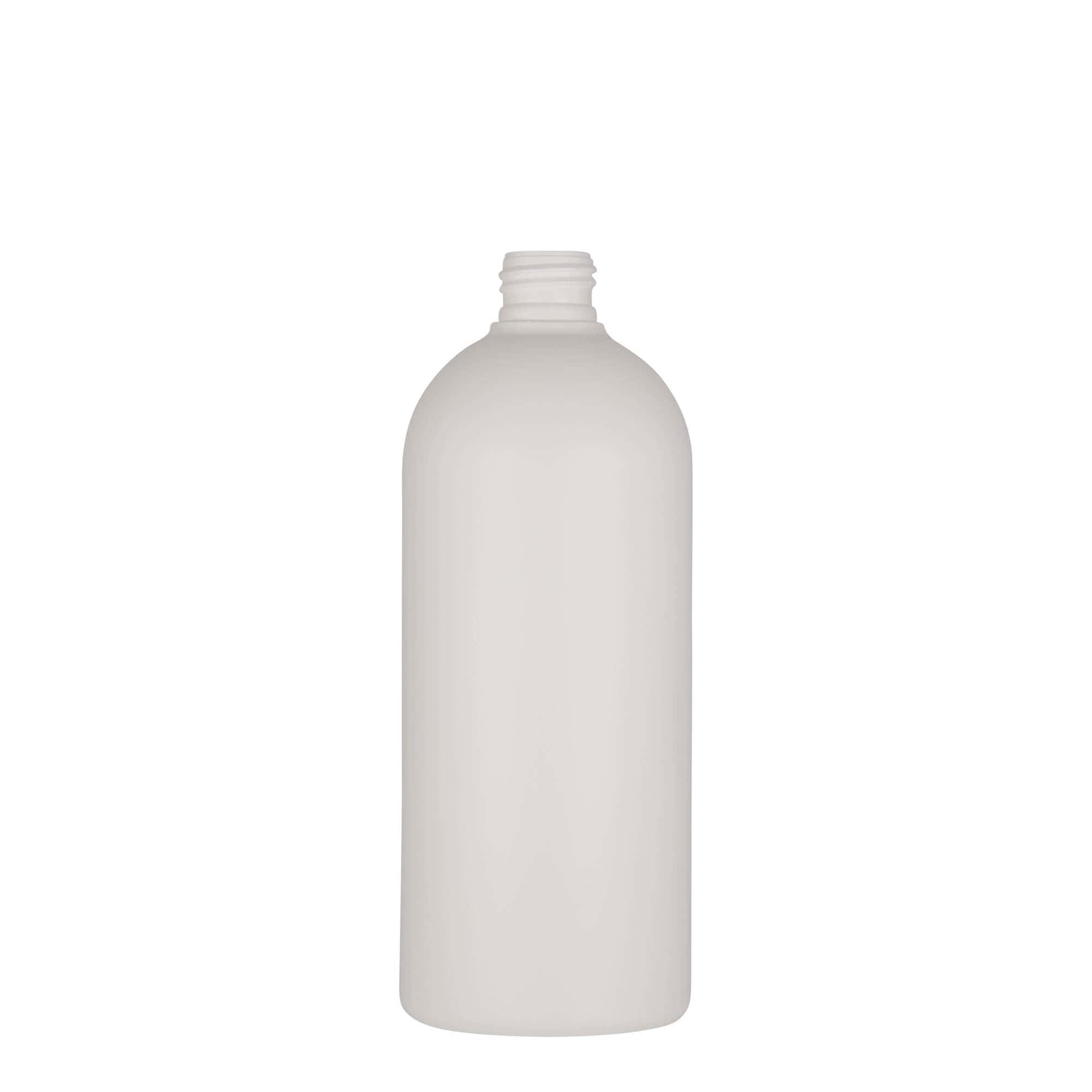 500 ml пластмасова бутилка „Tuffy“, HDPE, бяла, затваряне: винтова капачка GPI 24/410 500 ml пластмасова бутилка „Tuffy“, HDPE, бяла, затваряне: винтова капачка GPI 24/410