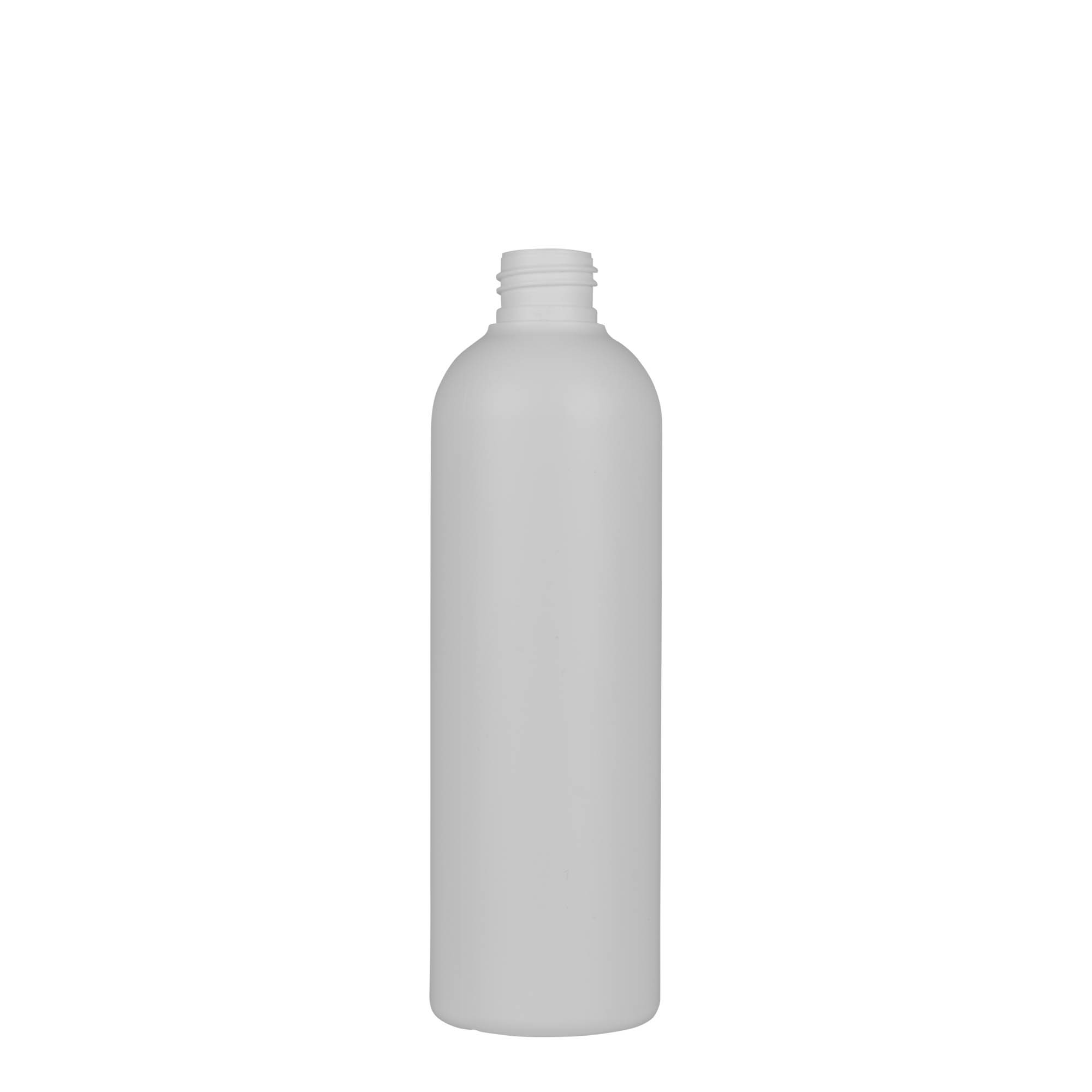 300 мл пластмасова бутилка 'Tuffy', HDPE, бяла, гърло: 24/410