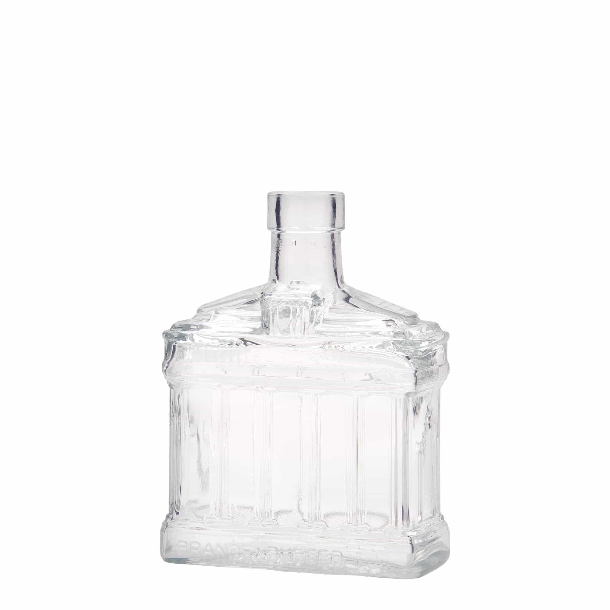 200 ml стъклена бутилка „Бранденбургската врата“, затваряне: коркова тапа