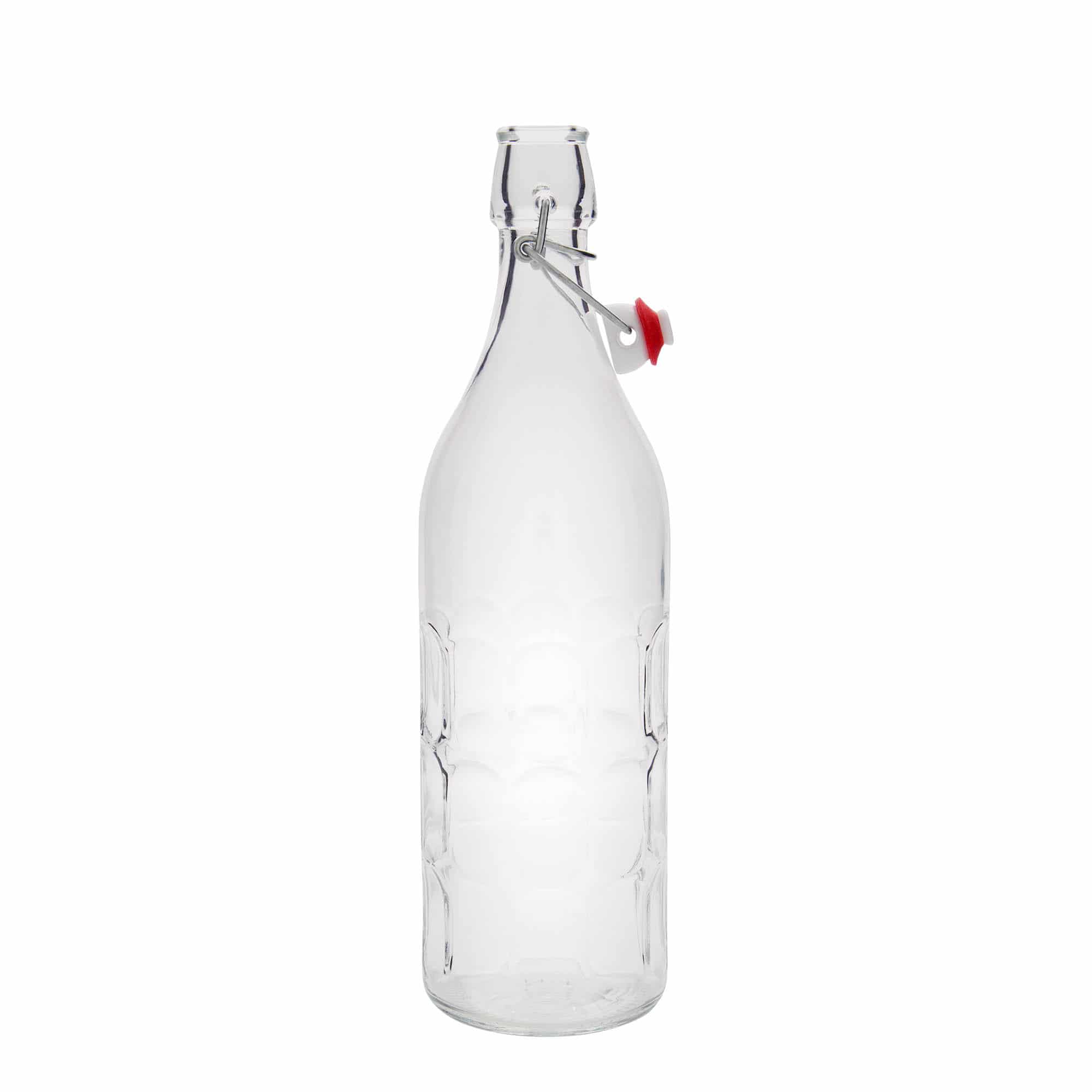 1000 ml стъклена бутилка „Moresca“, затваряне: тапа с клипс