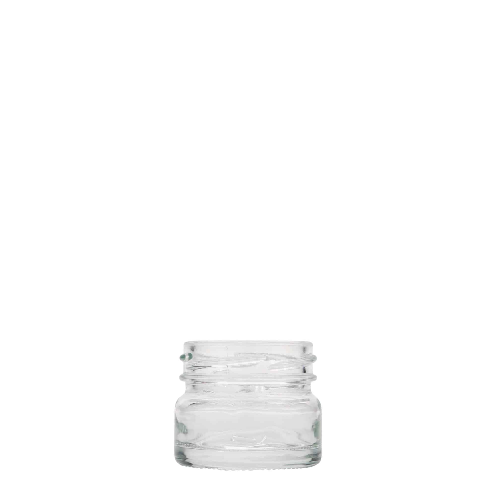 30 ml нисък кръгъл буркан, затваряне: винтов капак Twist-Off (TO 43) 30 ml нисък кръгъл буркан, затваряне: винтов капак Twist-Off (TO 43)
