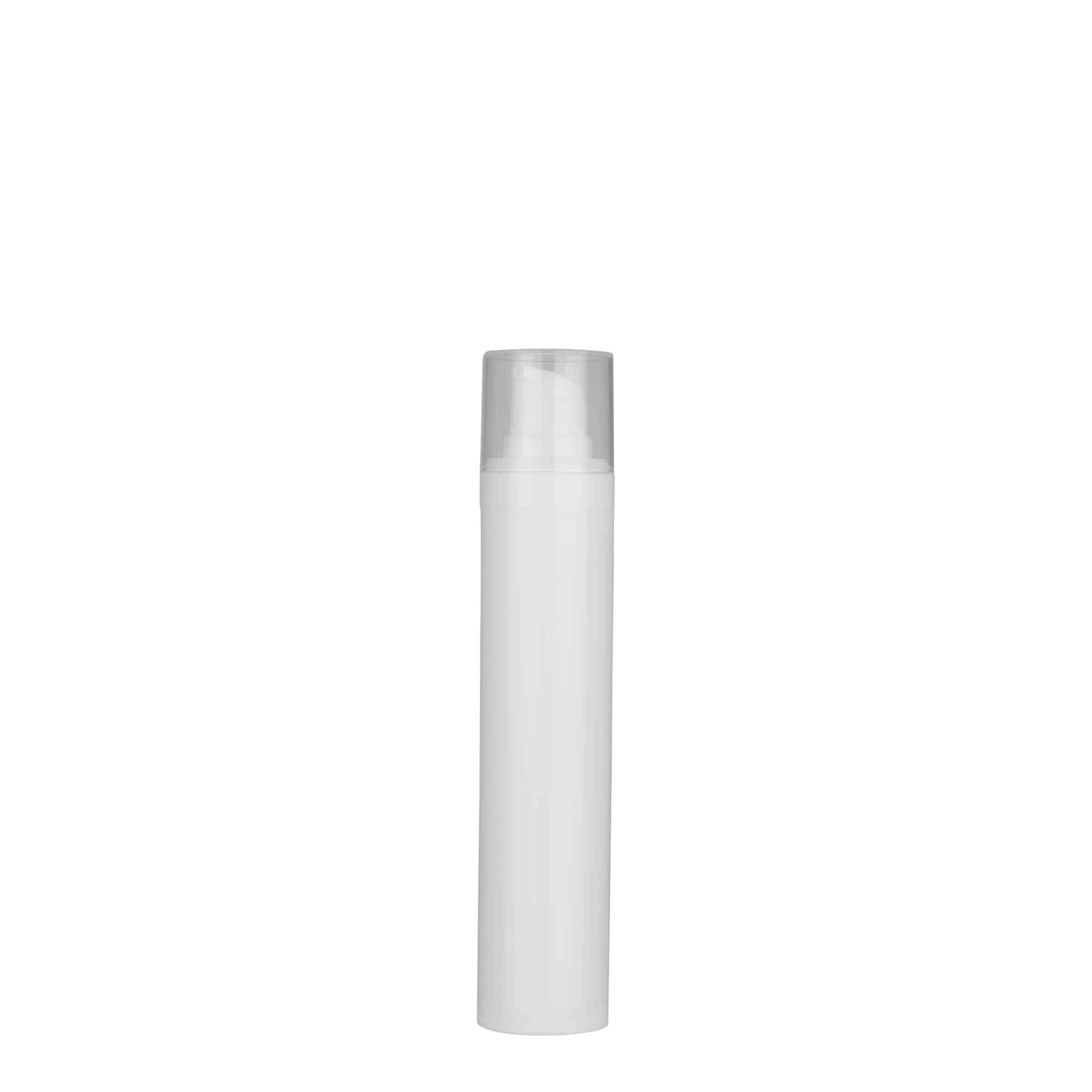 50 ml безвъздушен дозатор „Micro“, PP пластмаса, бял