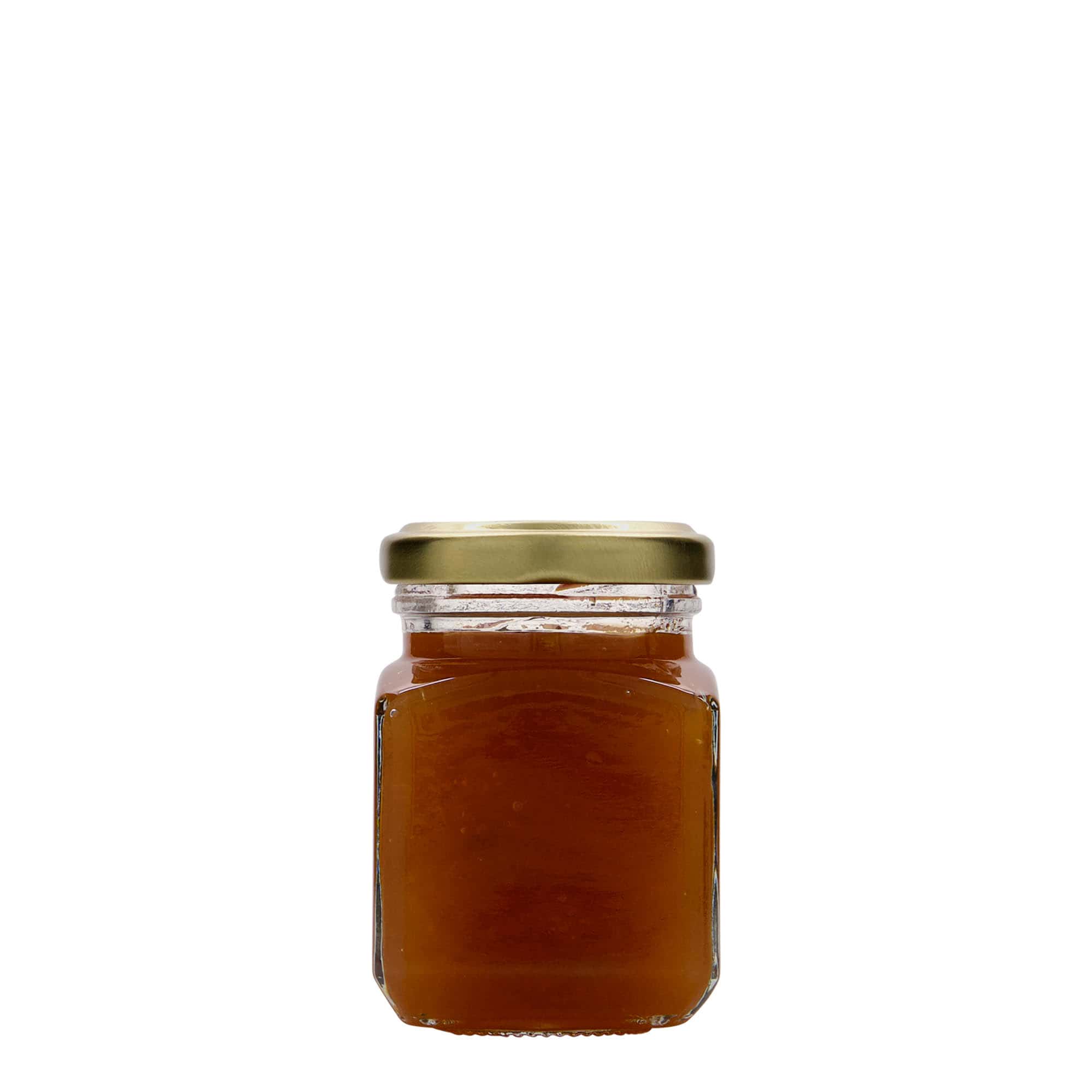 106 мл квадратен стъклен съд, отвор: Twist-Off (TO 48)