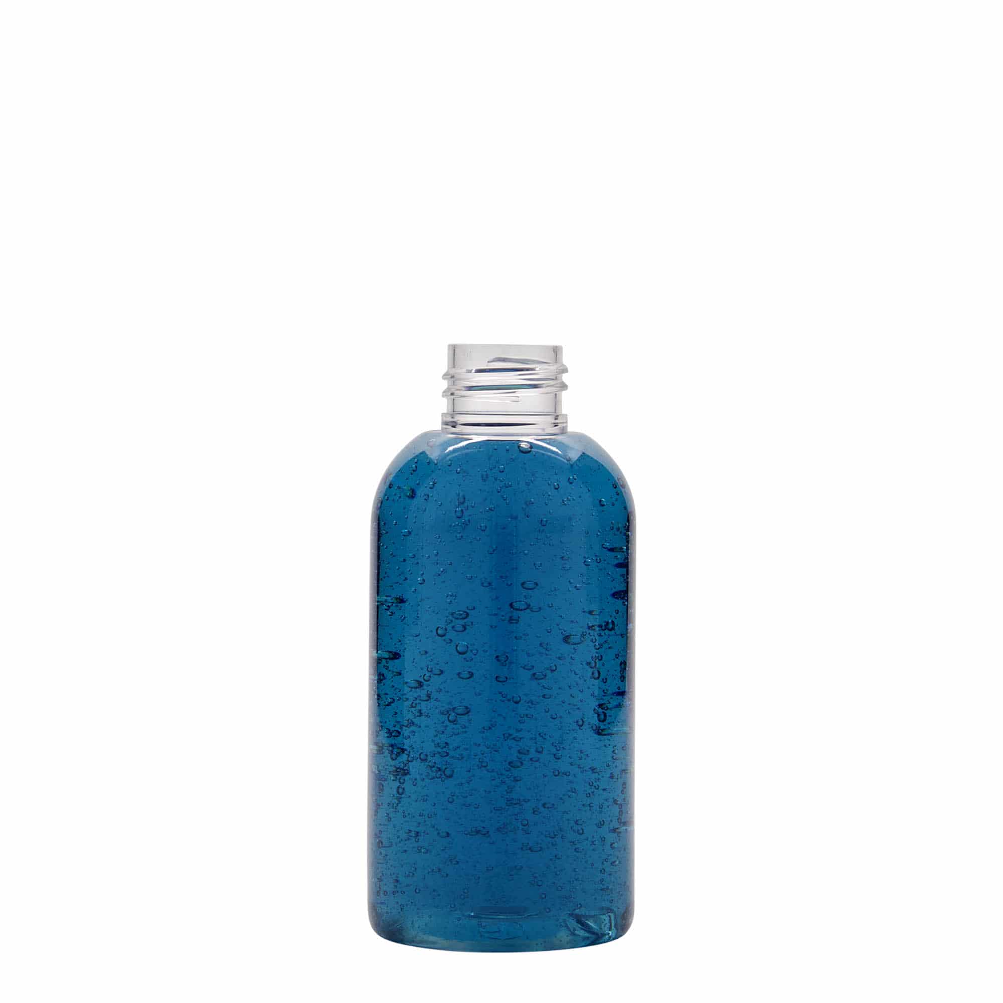 150 ml PET бутилка „Бостън“, пластмасова, затваряне: винтова капачка GPI 24/410