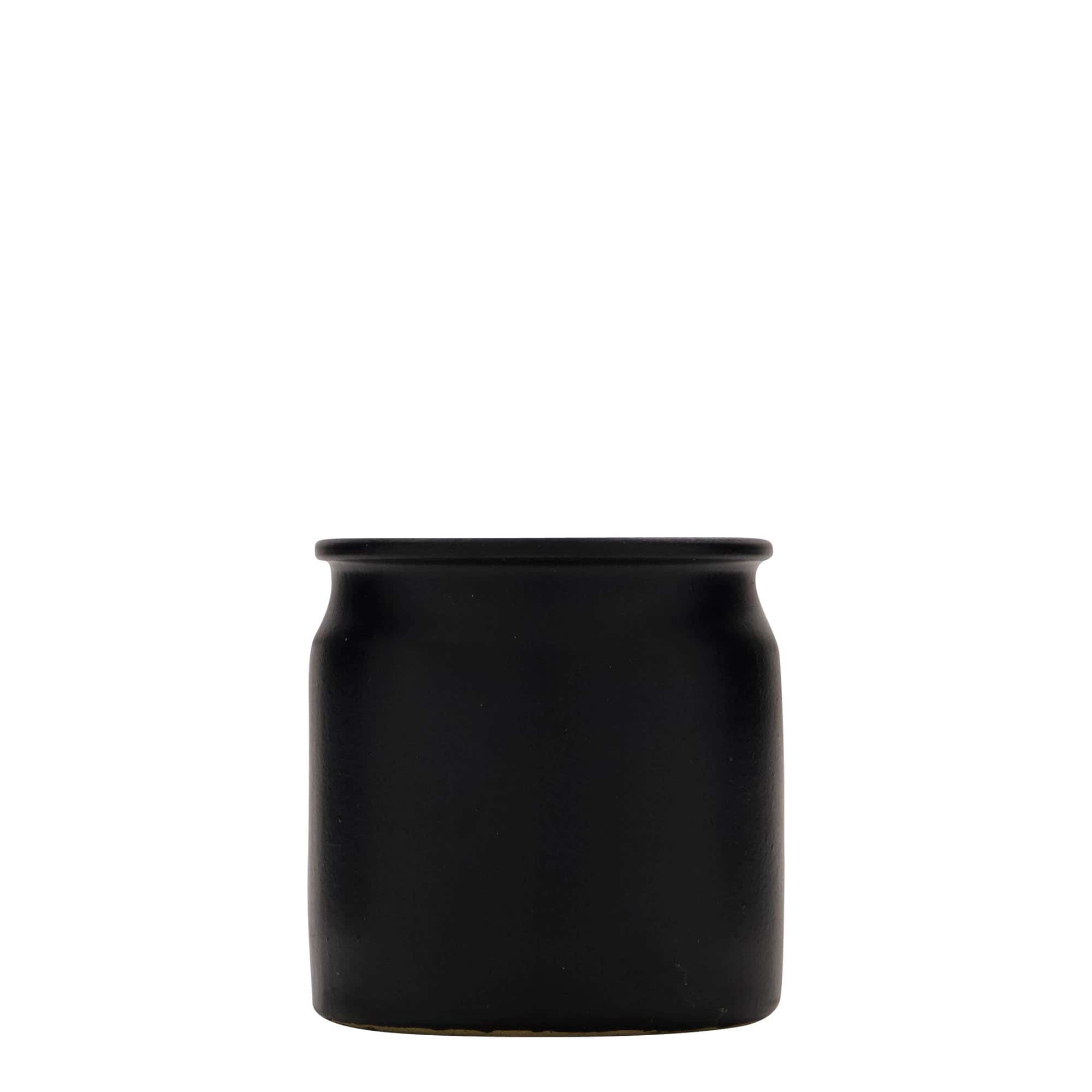 160 ml буркан каменна керамика, керамичен, черен, затваряне: коркова тапа 160 ml буркан каменна керамика, керамичен, черен, затваряне: коркова тапа