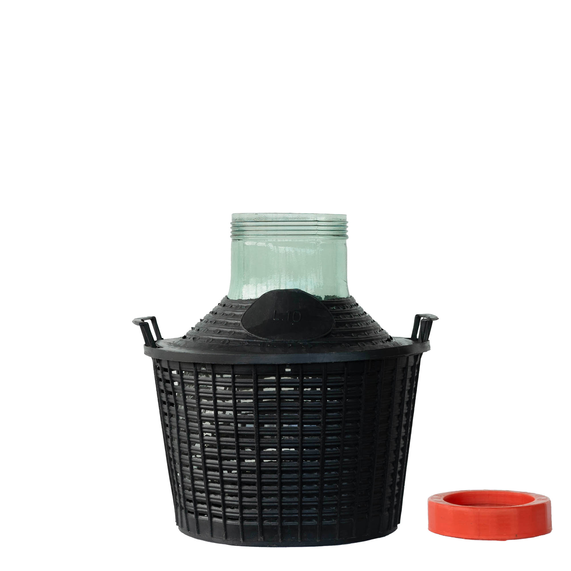 10 л бутилка с балон, широк врат, стъкло, отвор: винтова капачка 10 л бутилка с балон, широк врат, стъкло, отвор: винтова капачка