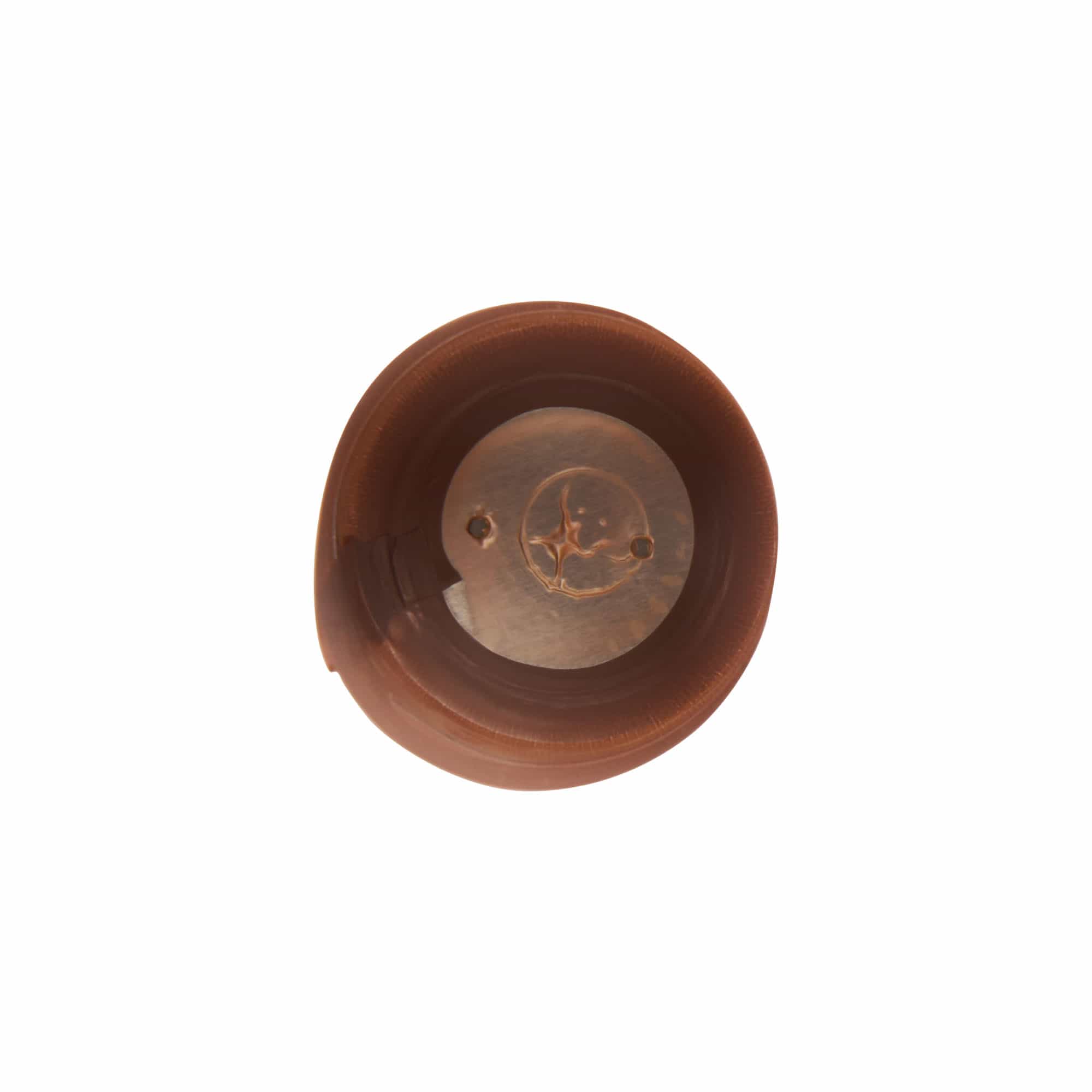 Свиваща се капсула 32x41, PVC-пластмаса, бронзова