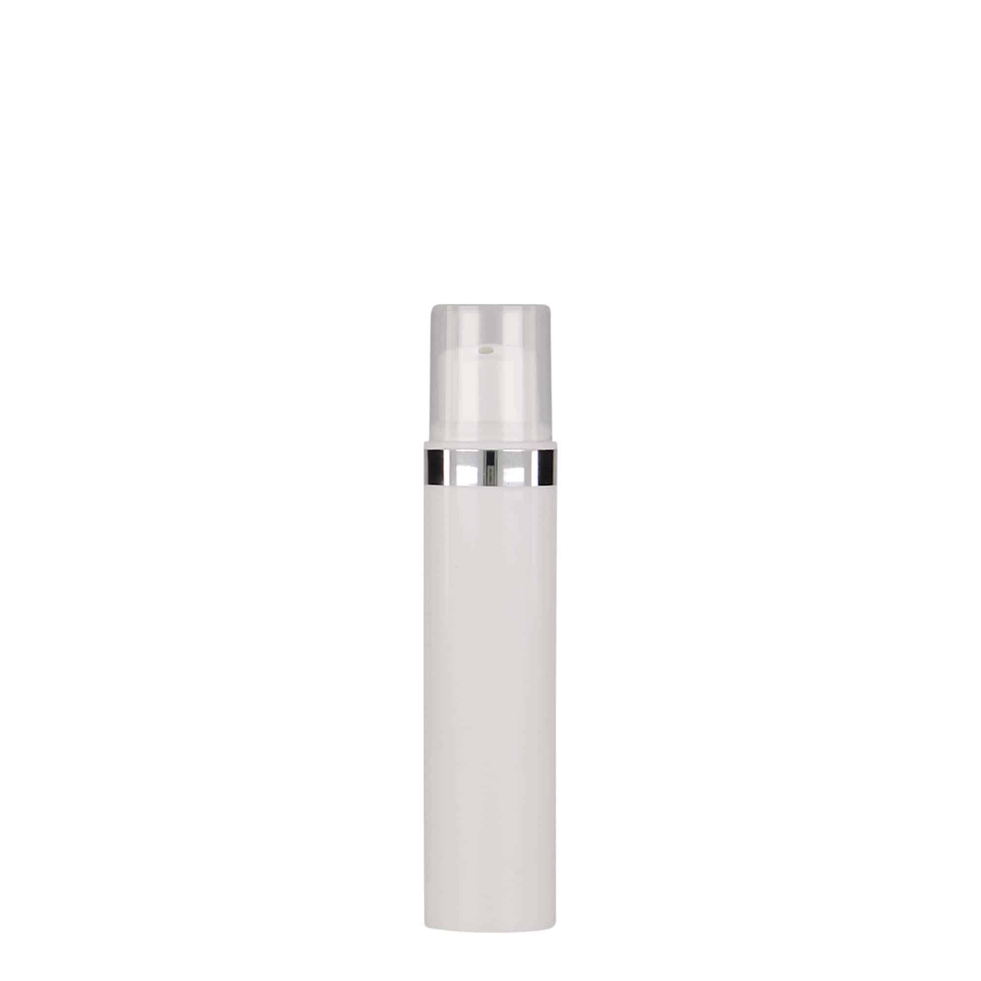 15 ml безвъздушен дозатор „Nano“, PP пластмаса, бял