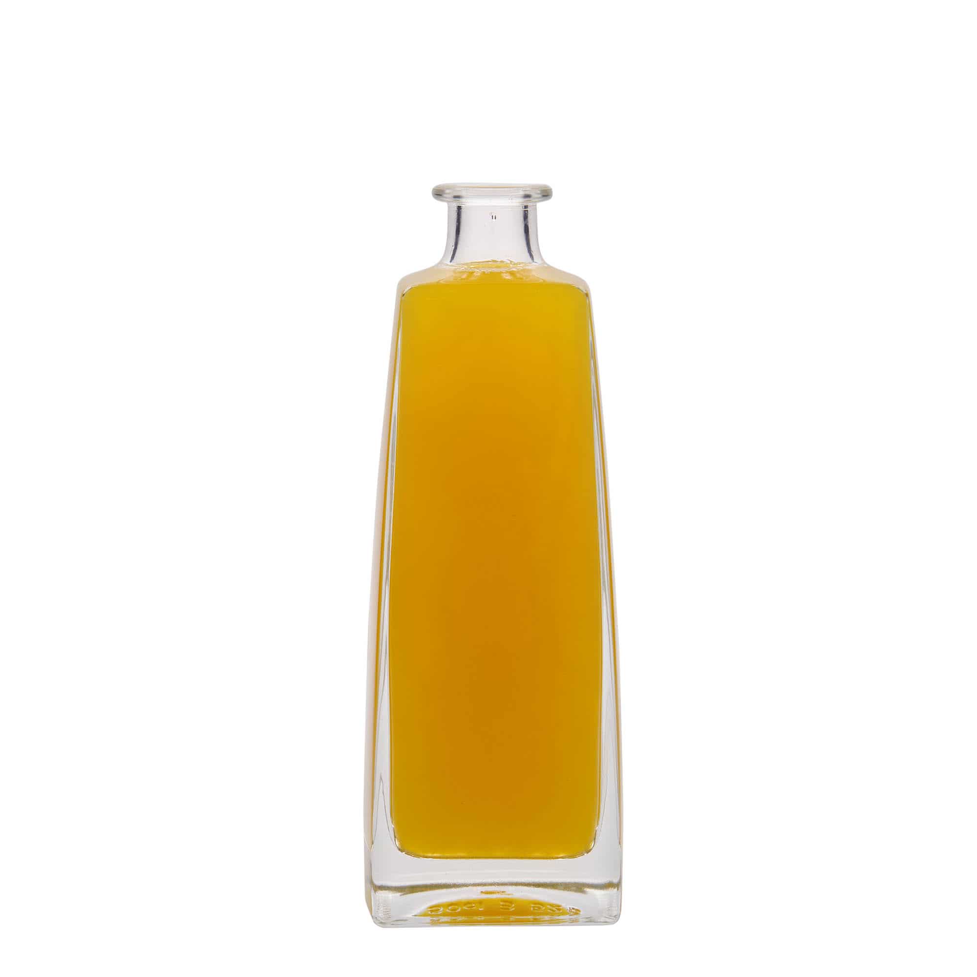 500 ml стъклена бутилка „Timmy“, правоъгълна, затваряне: коркова тапа