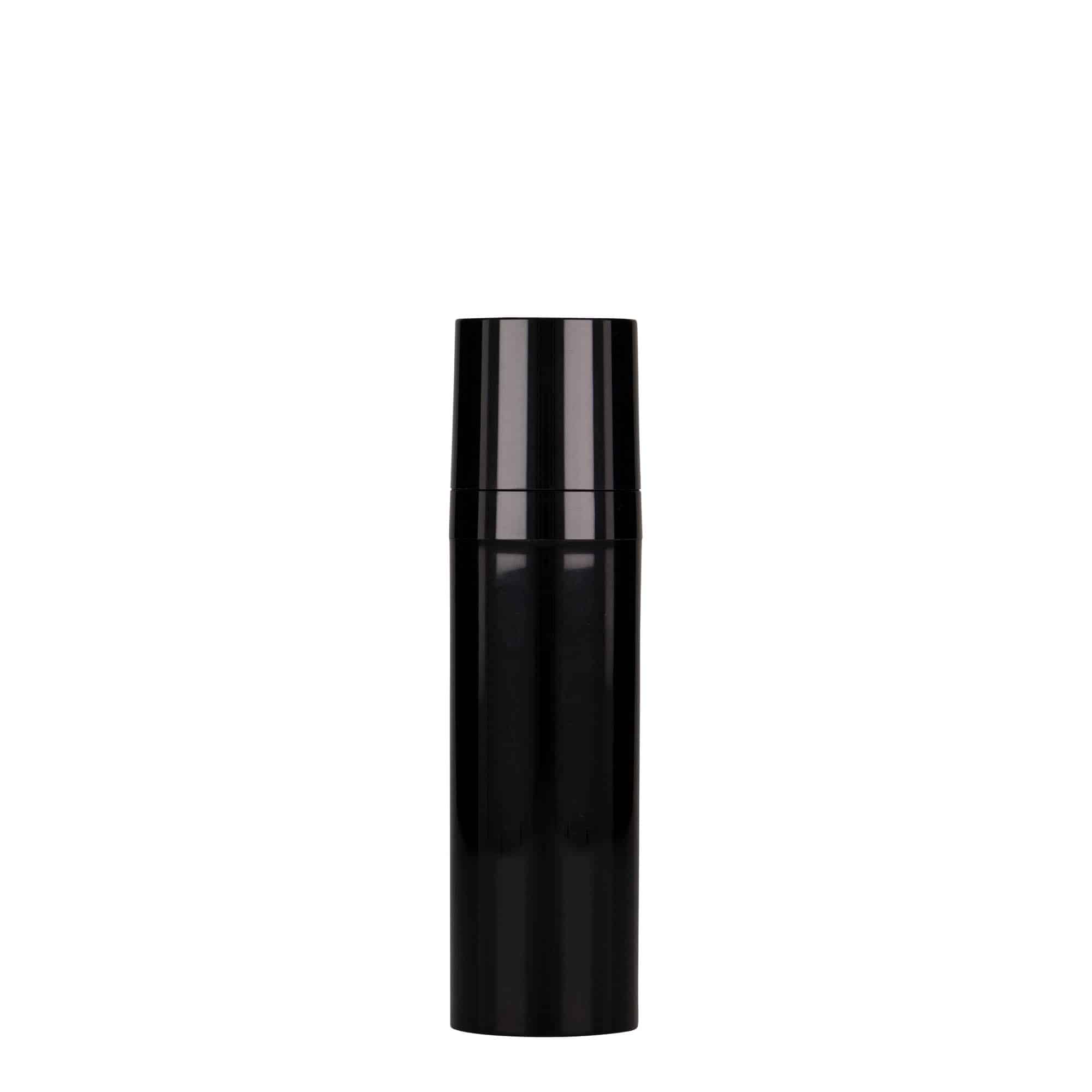 30 ml безвъздушен дозатор „Micro“, PP пластмаса, черен