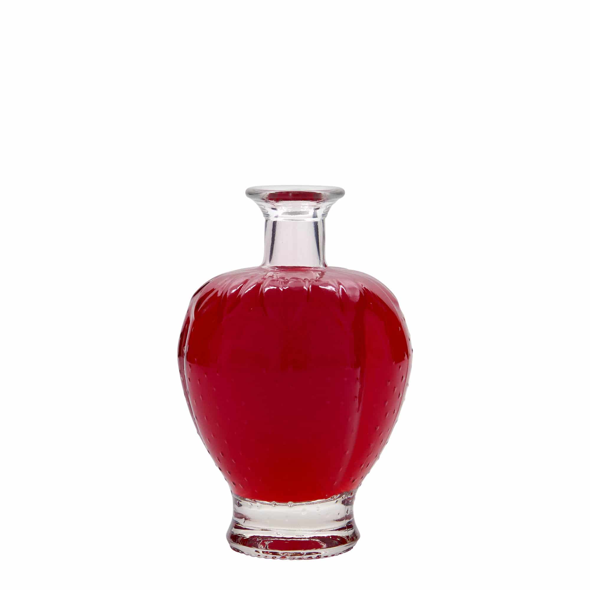 200 ml стъклена бутилка „Ягода“, затваряне: коркова тапа