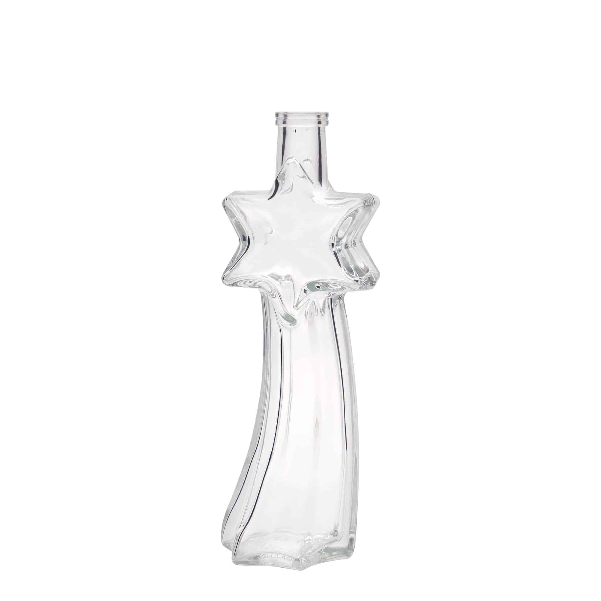200 ml стъклена бутилка „Падаща звезда“, затваряне: коркова тапа