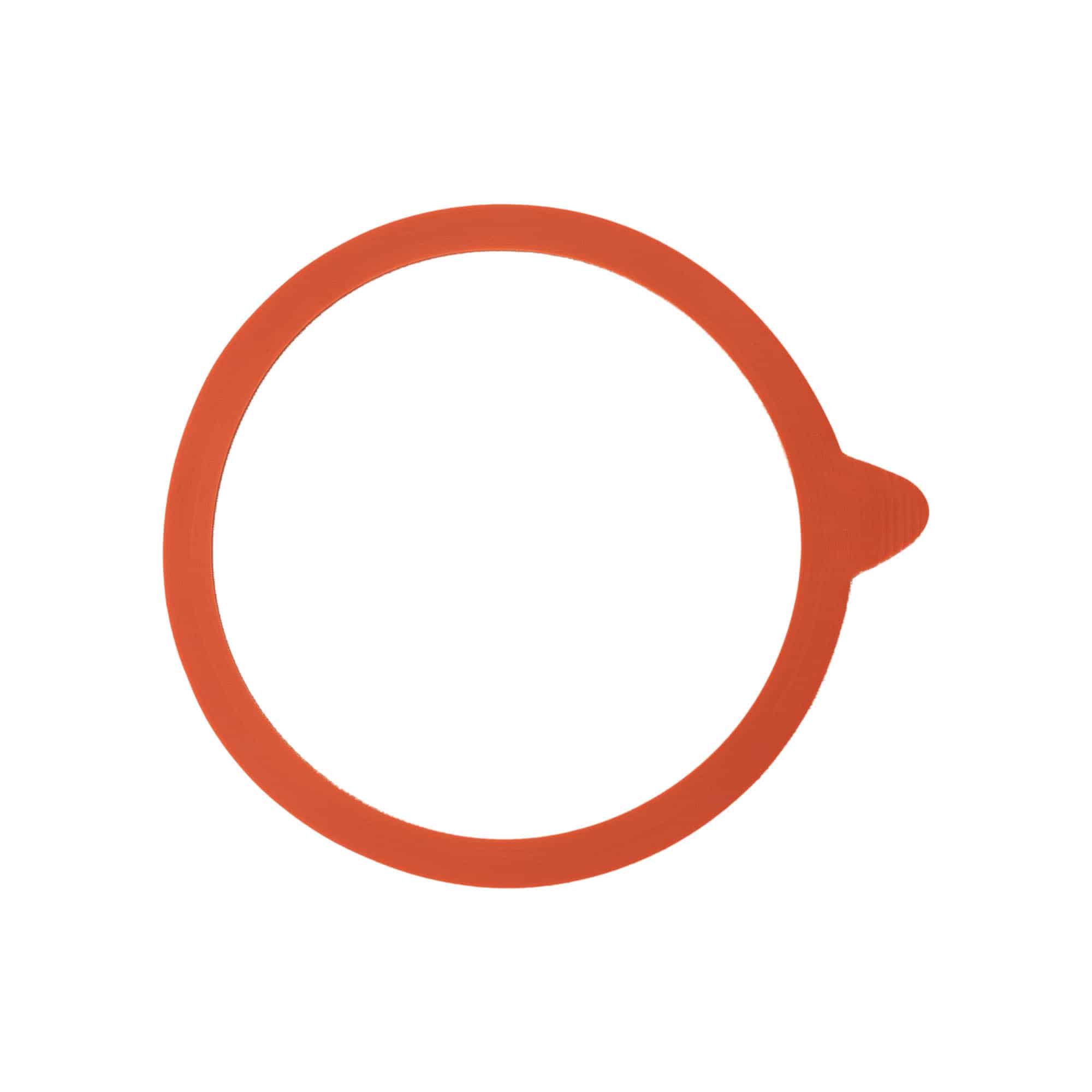 WECK-консервиращ пръстен RR100 #, червен, отвор: кръгъл ръб