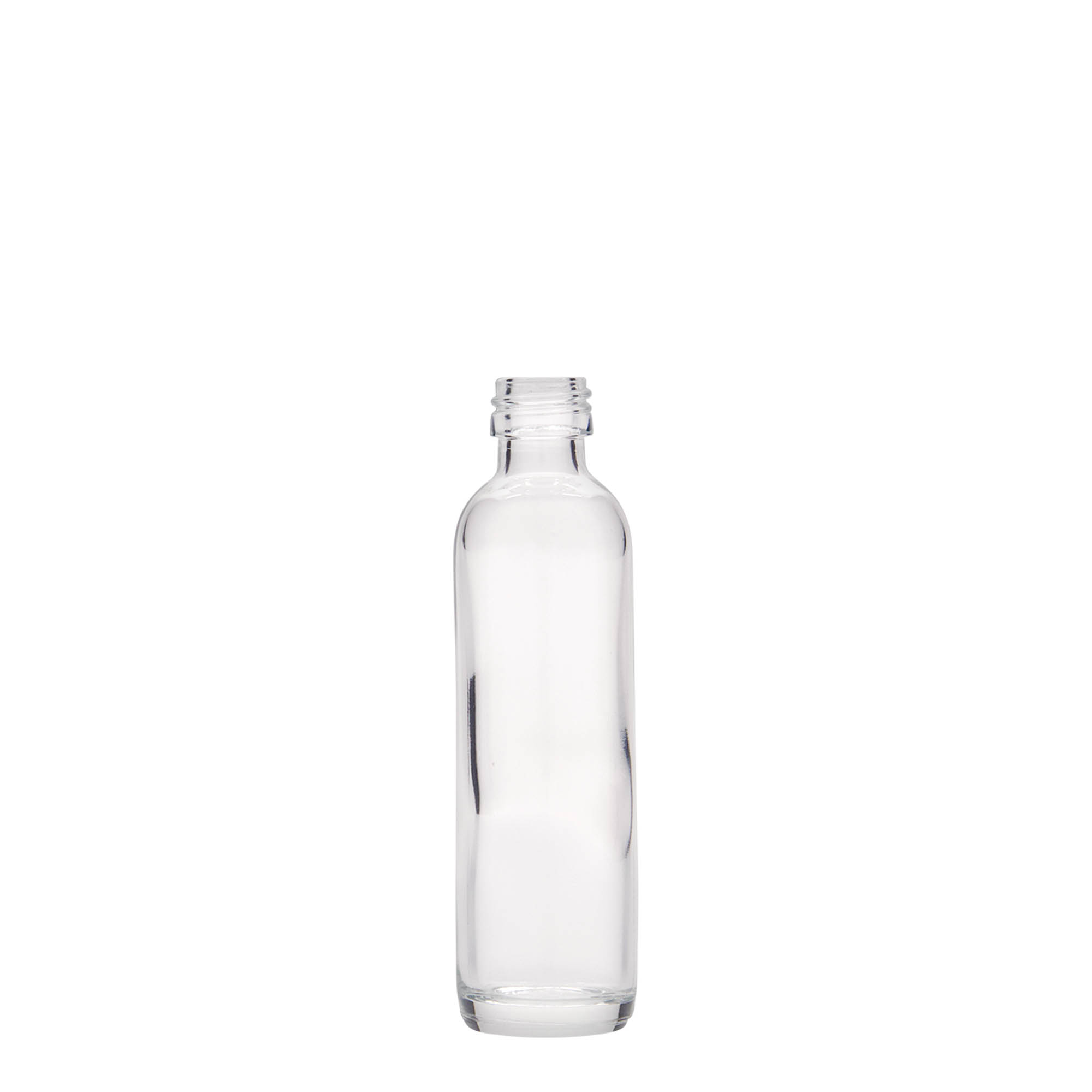 40 ml висока бутилка с късо гърло, стъклена, затваряне: капачка PP 18
