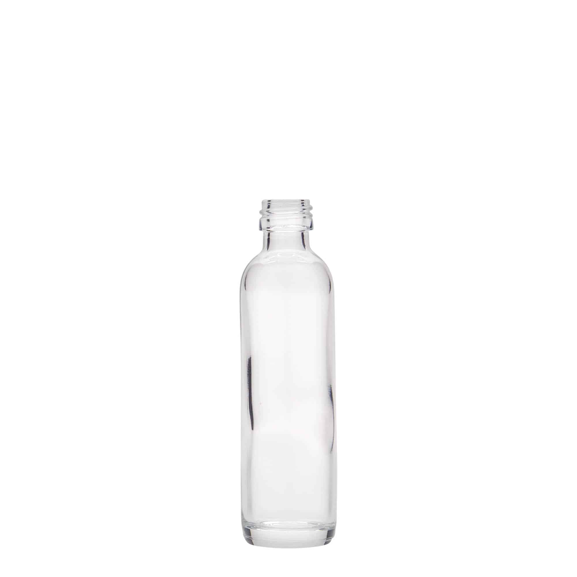 40 ml висока бутилка с късо гърло, стъклена, затваряне: капачка PP 18 40 ml висока бутилка с късо гърло, стъклена, затваряне: капачка PP 18