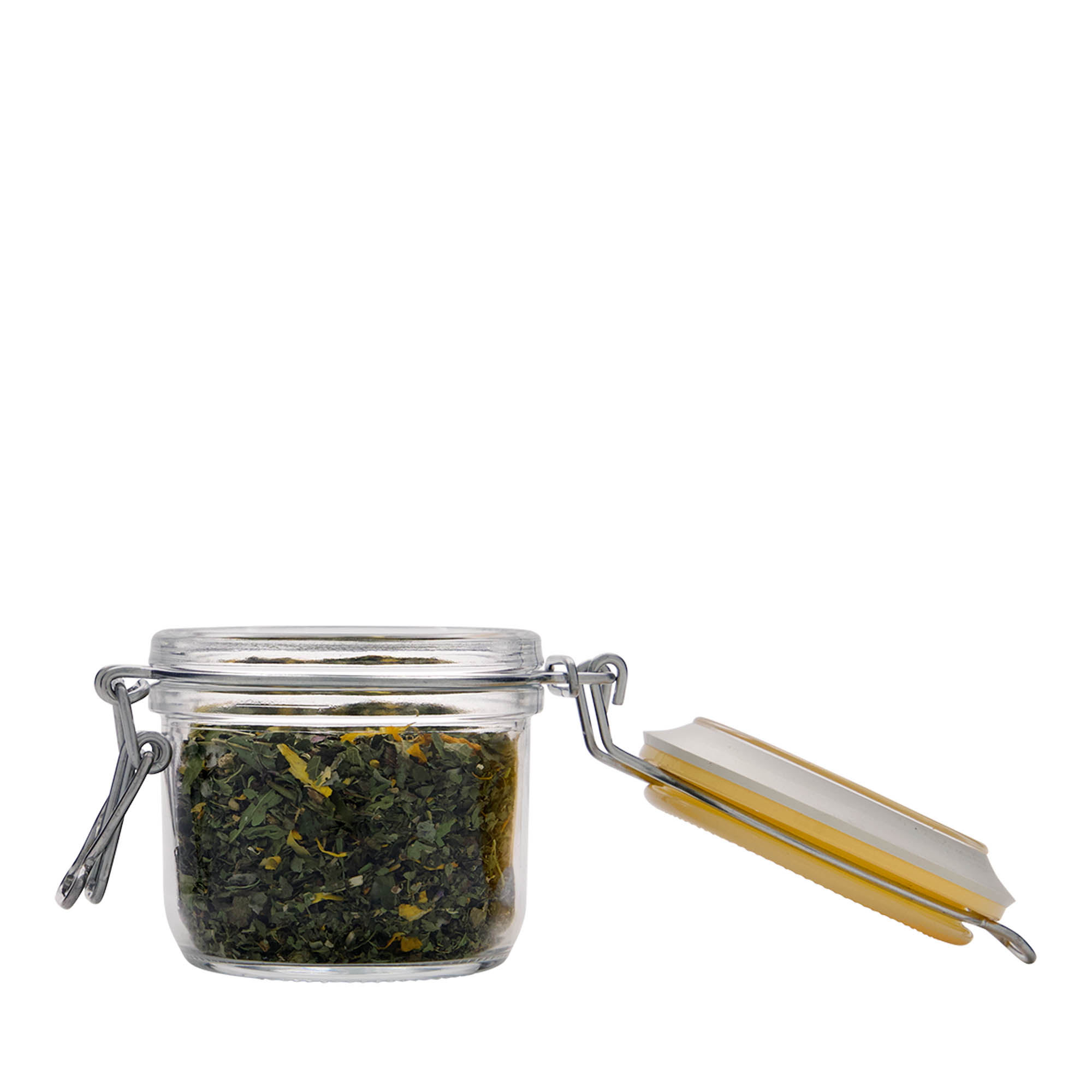 200 мл стъкло с телена закопчалка 'Fido', жълто, отвор: телена закопчалка 200 мл стъкло с телена закопчалка 'Fido', жълто, отвор: телена закопчалка