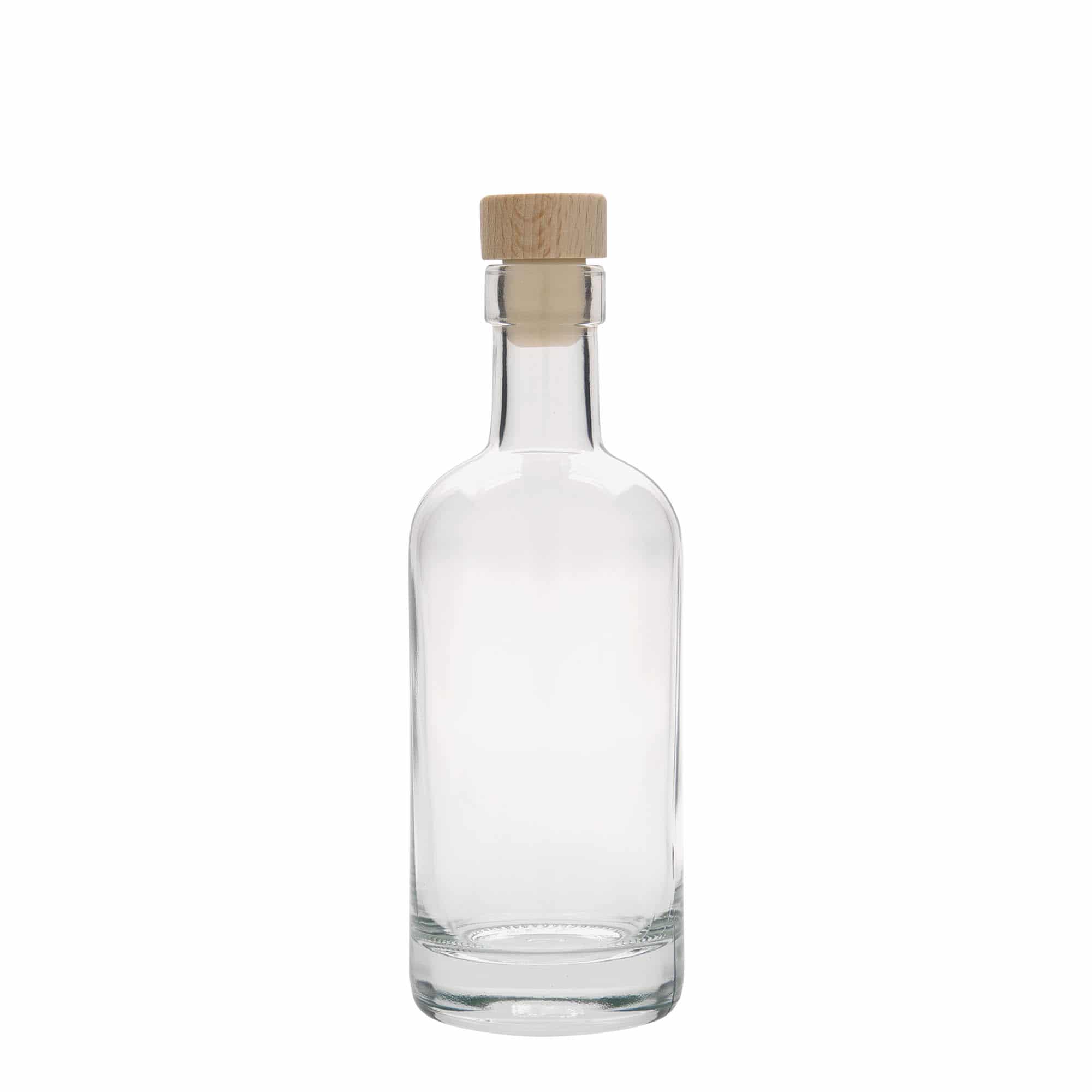 250 ml стъклена бутилка „Linea Uno“, затваряне: коркова тапа