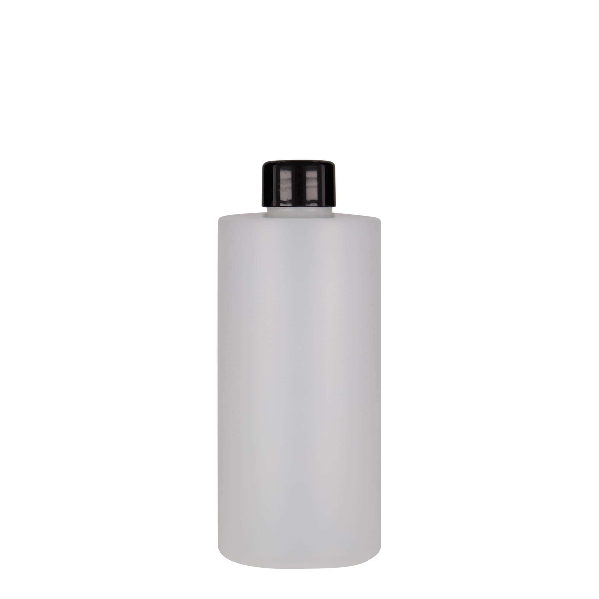300 ml пластмасова бутилка „Pipe“, HDPE, бяла, затваряне: винтова капачка GPI 24/410