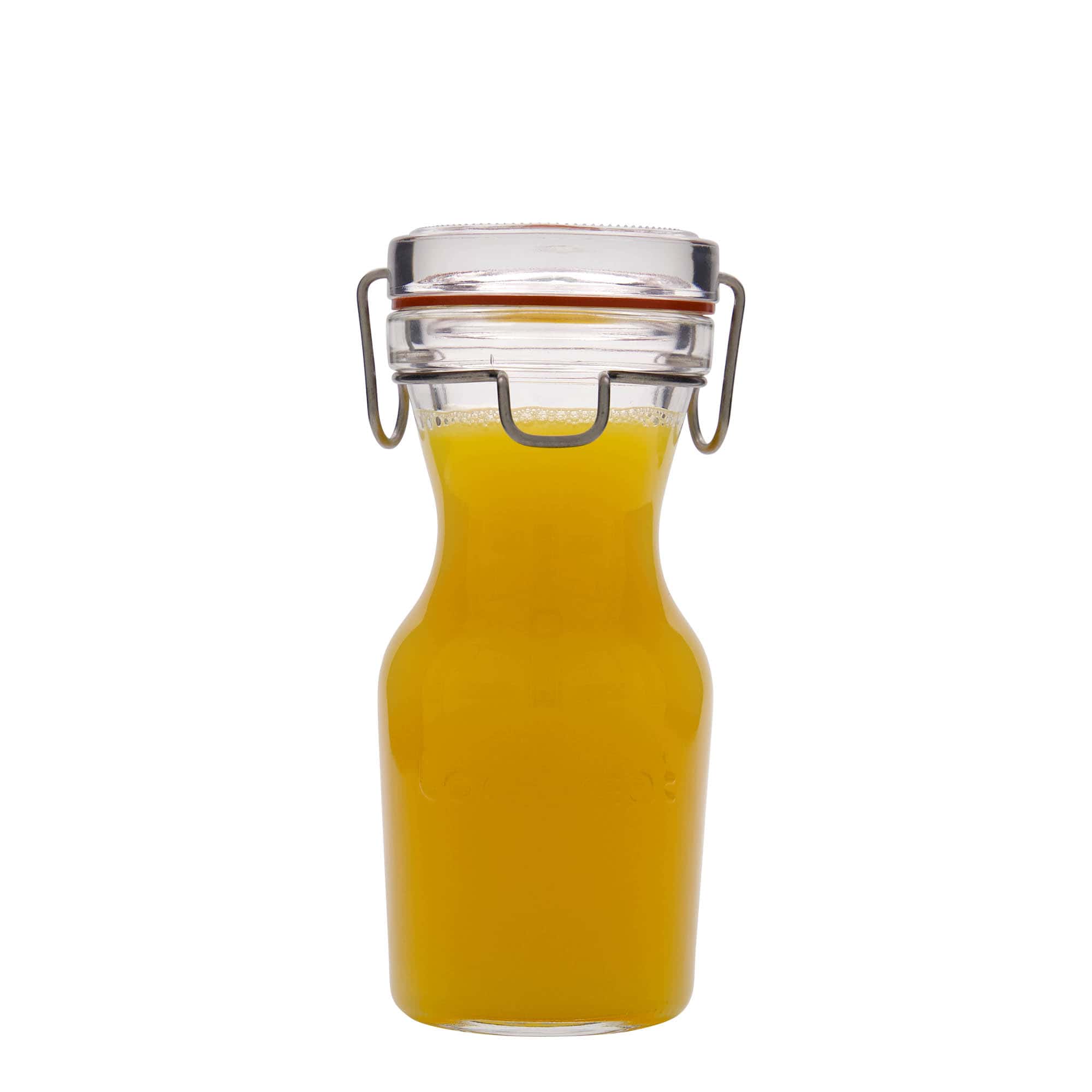 250 ml стъклена гарафа „Lock-Eat“, затваряне: капак с клипс