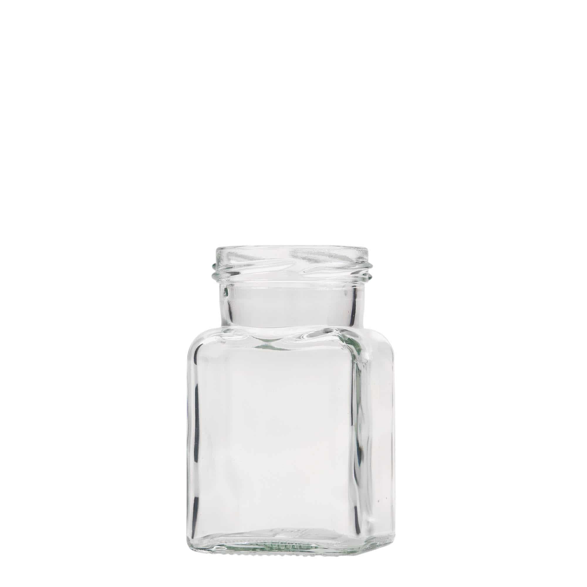 150 ml четириъгълен буркан, затваряне: винтов капак Twist-Off (TO 53)