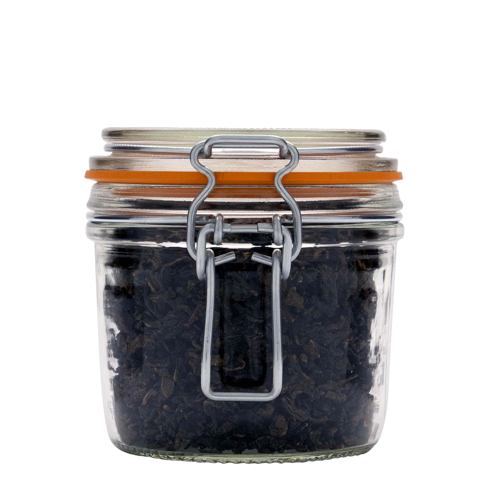 350 мл стъклен буркан с метална скоба 'Le Parfait Super Terrine', отвор: метална скоба за затваряне