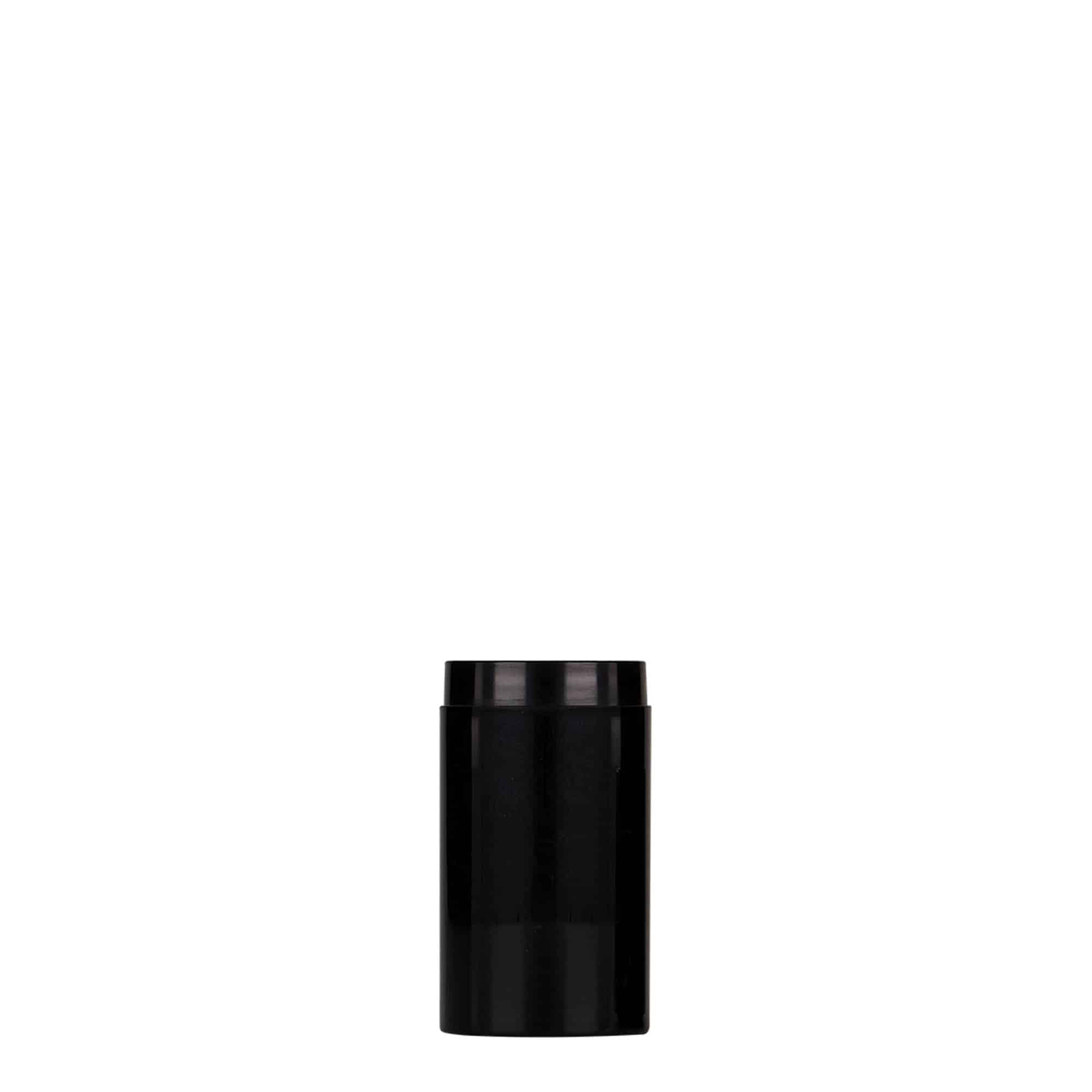 15 ml безвъздушен дозатор „Micro“, PP пластмаса, черен