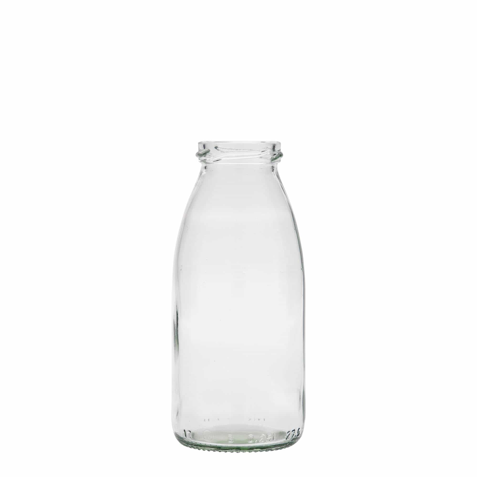 250 ml стъклена бутилка „Vroni“, затваряне: винтов капак Twist-Off (TO 43)